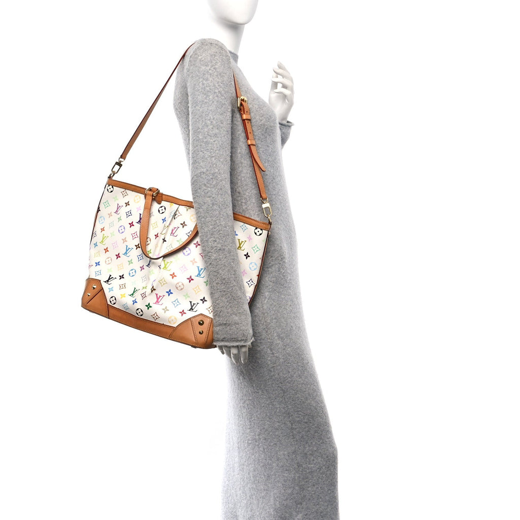 Monogram Multicolor Sharleen GM White