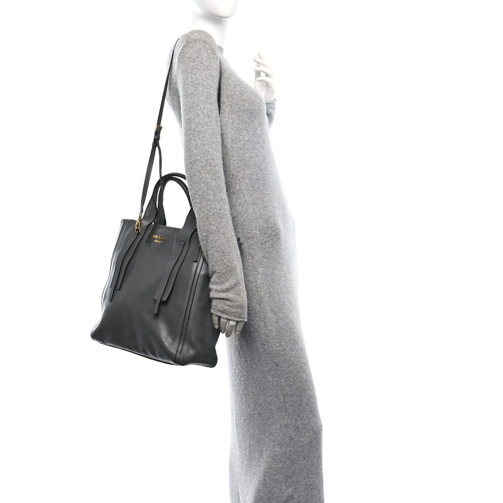 Grace Lux Light Medium Ouverture Shoulder Bag Marmo