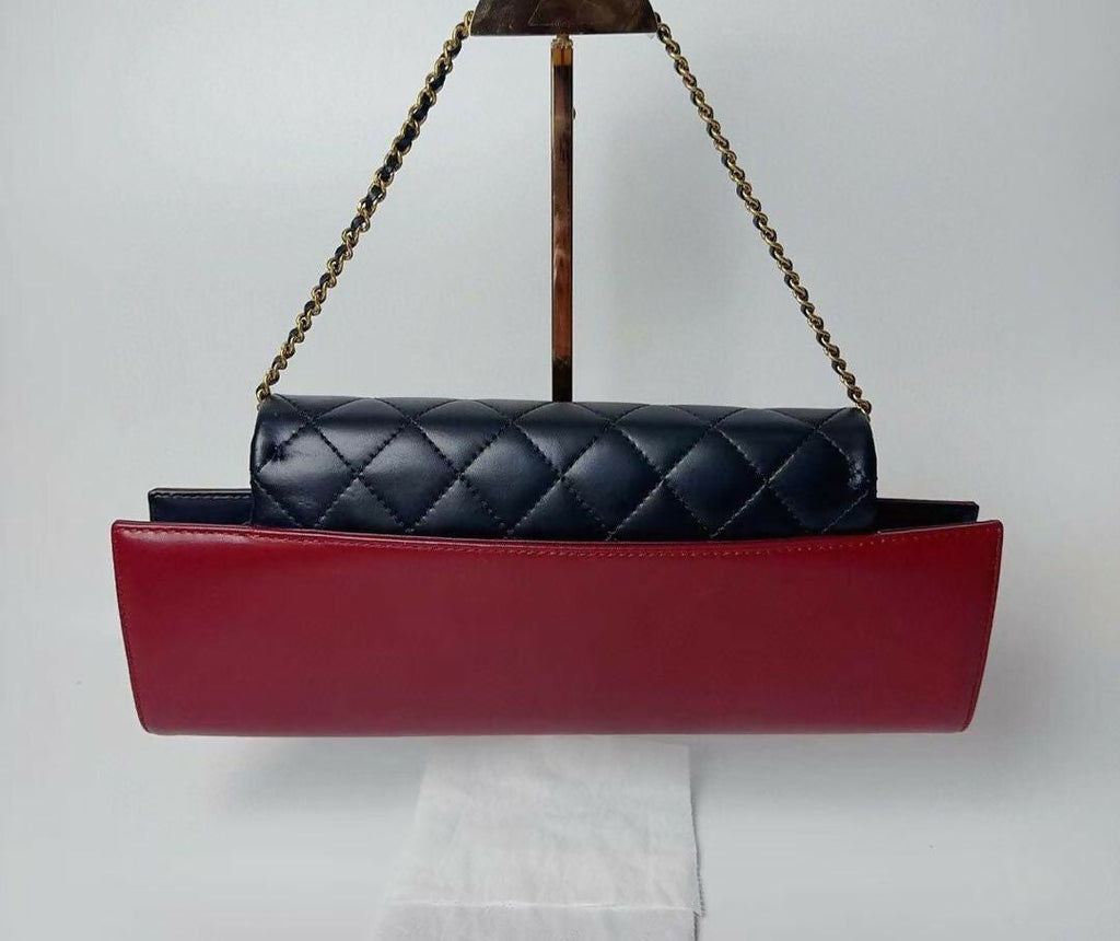 Chanel 2014 Vintage Brasserie Gabrielle Menu Clutch