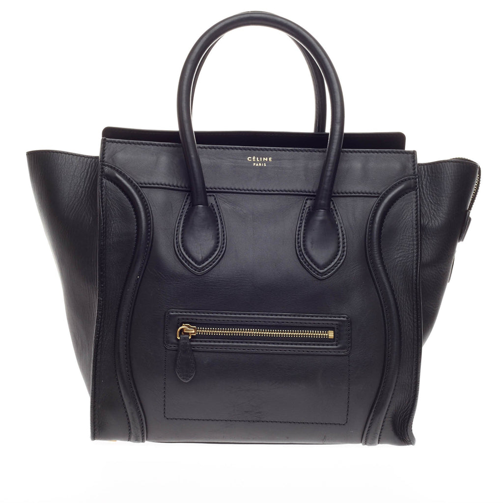 Luggage Handbag Smooth Leather Mini