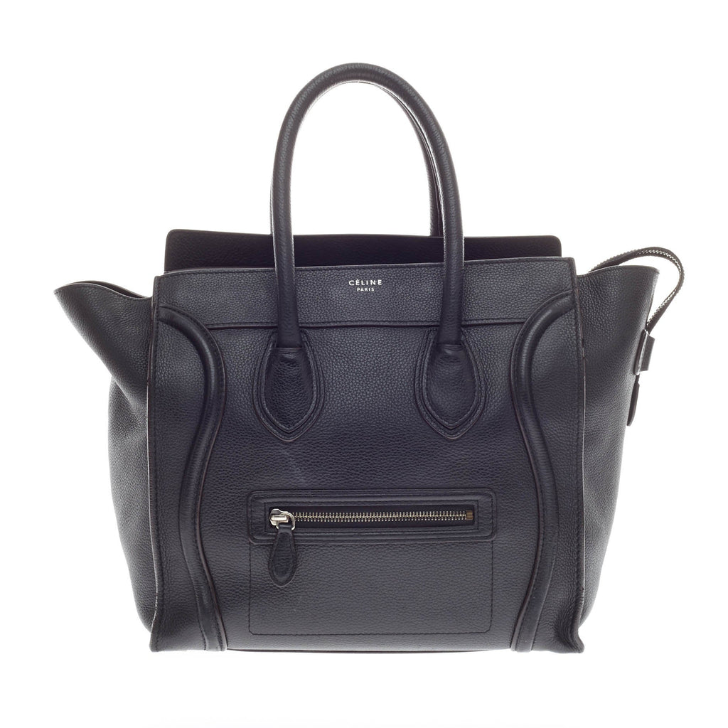 Luggage Handbag Grainy Leather Mini