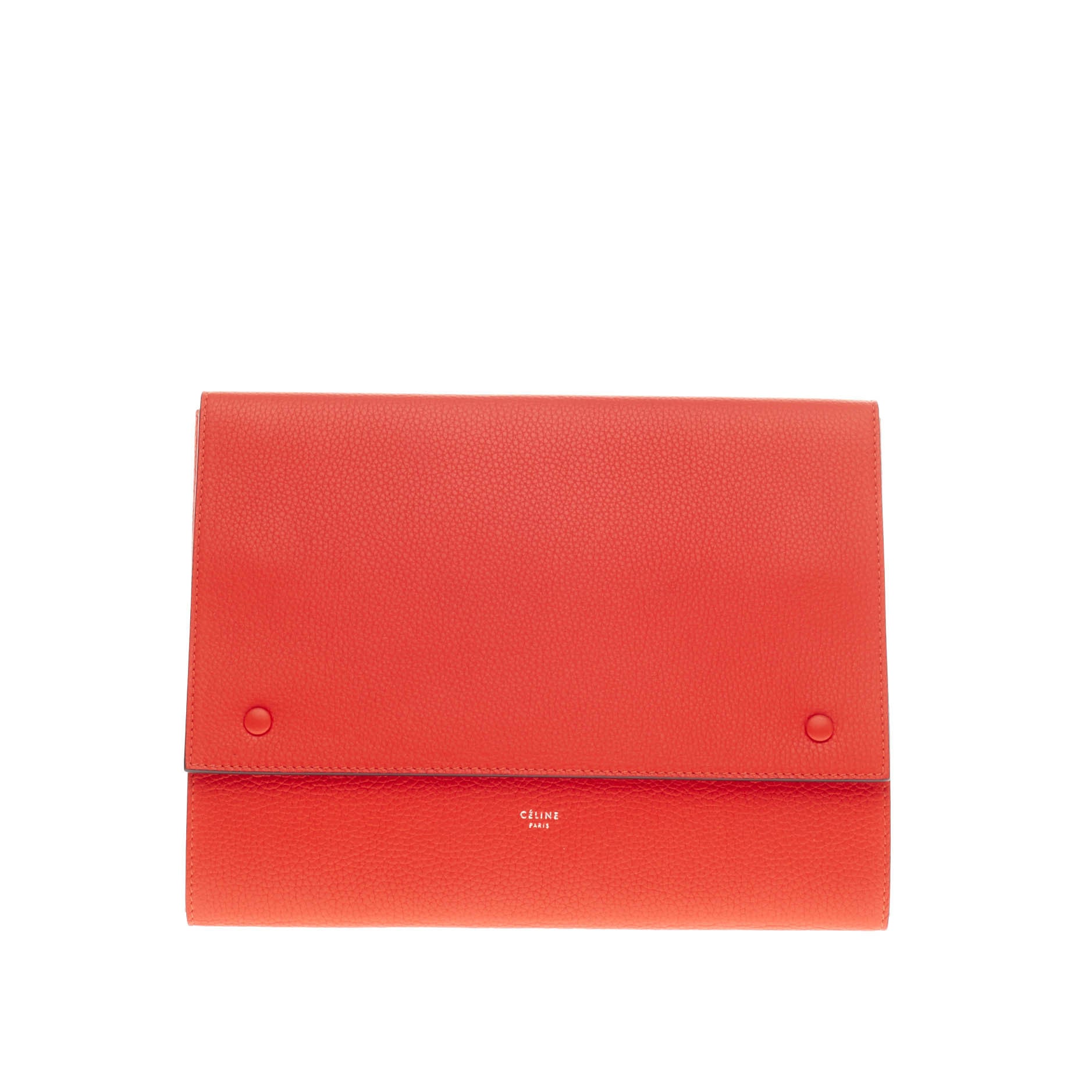 Snap Clutch Leather Large