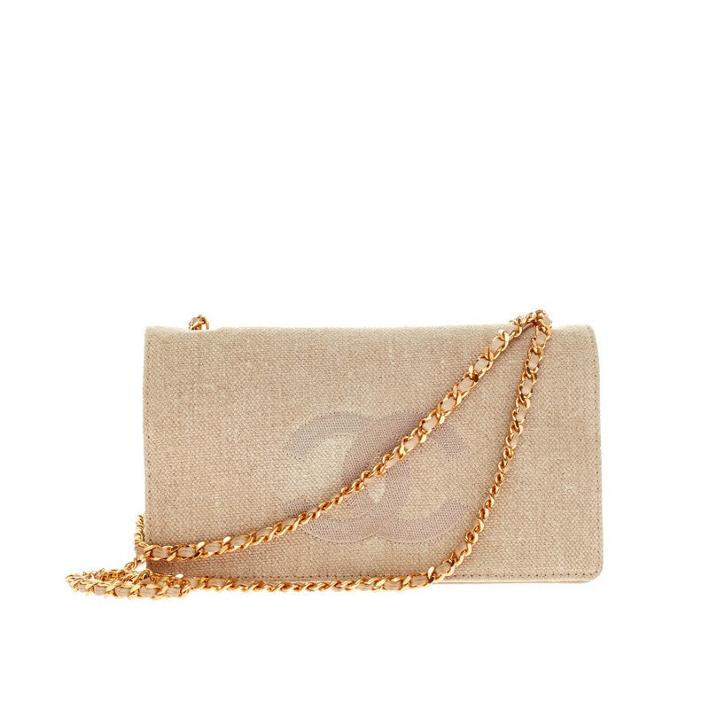 Timeless CC Flap Bag Quilted Linen Mini