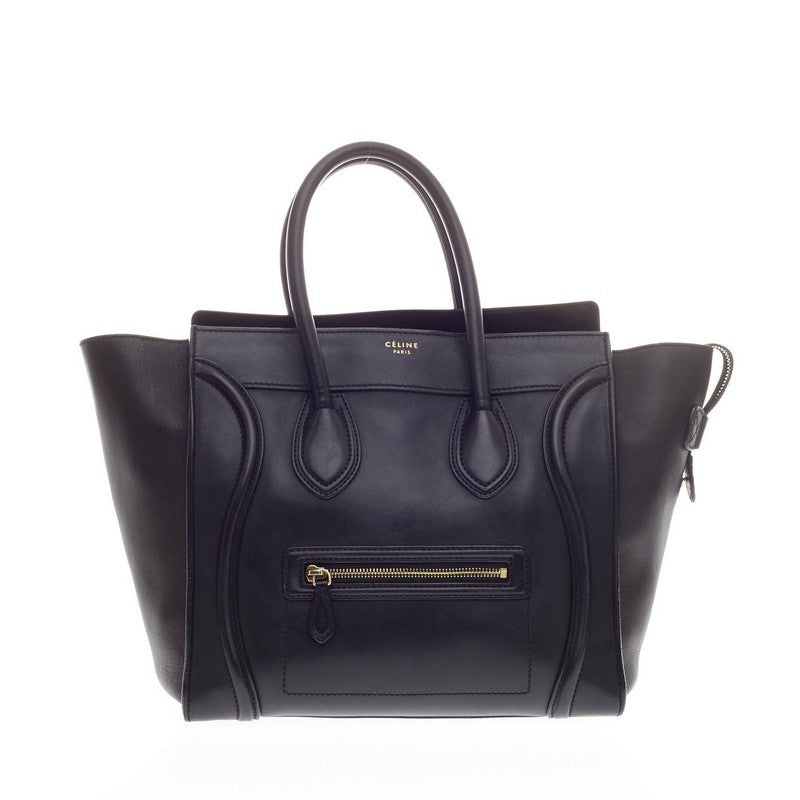 Luggage Handbag Smooth Leather Mini