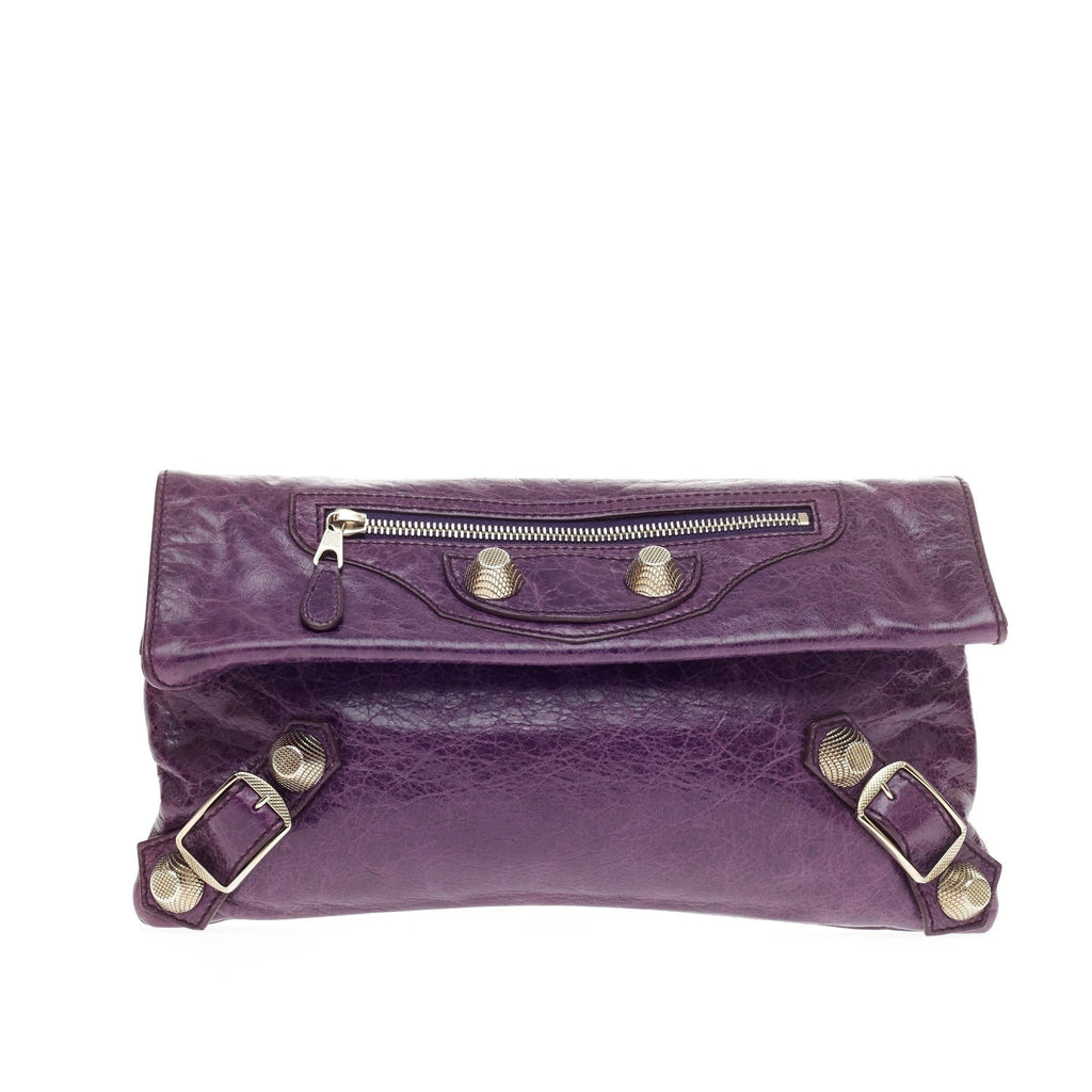 Envelope Clutch Giant Studs Leather