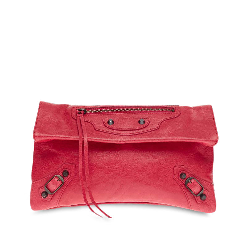 Envelope Clutch Classic Studs Leather