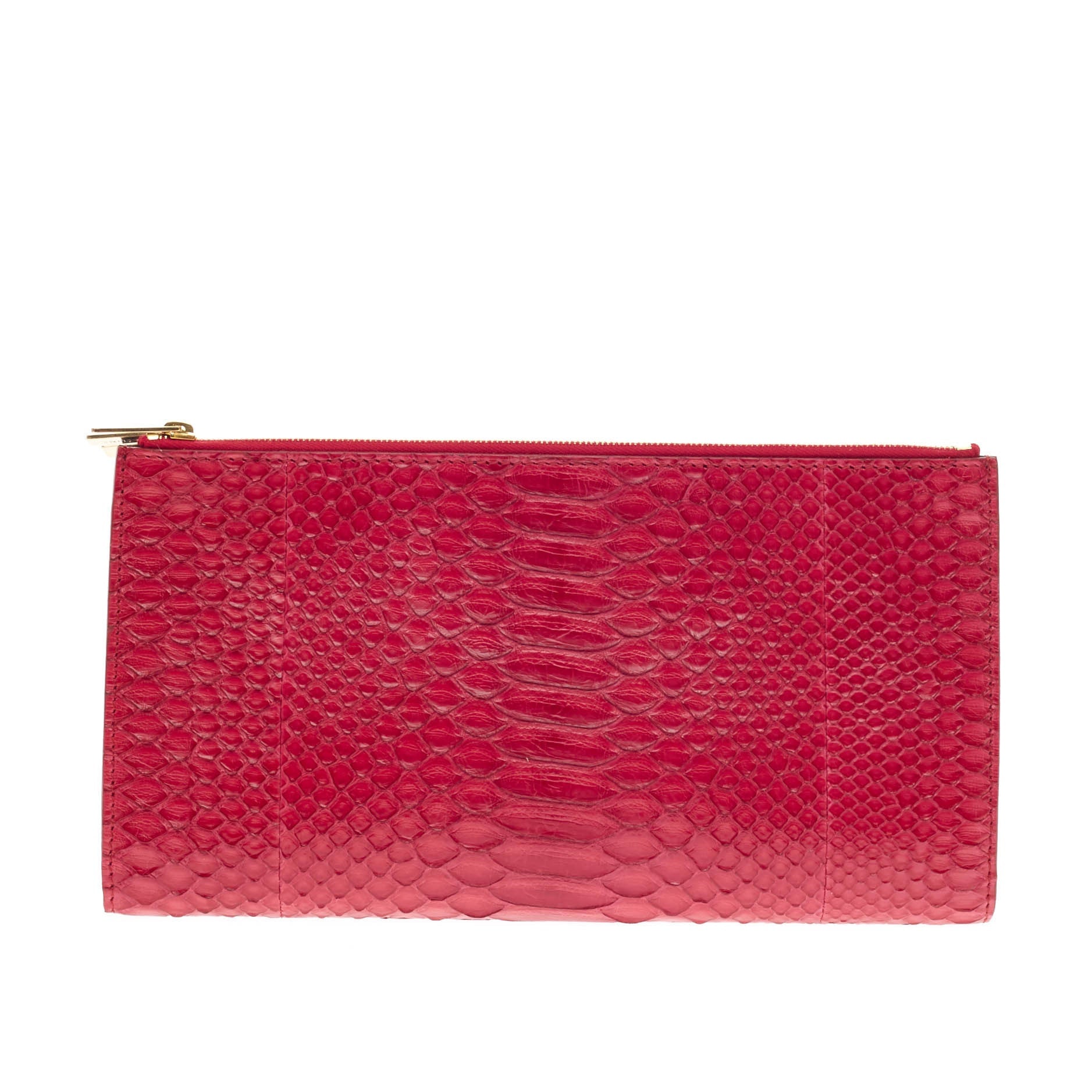 Triple Zip Clutch Python