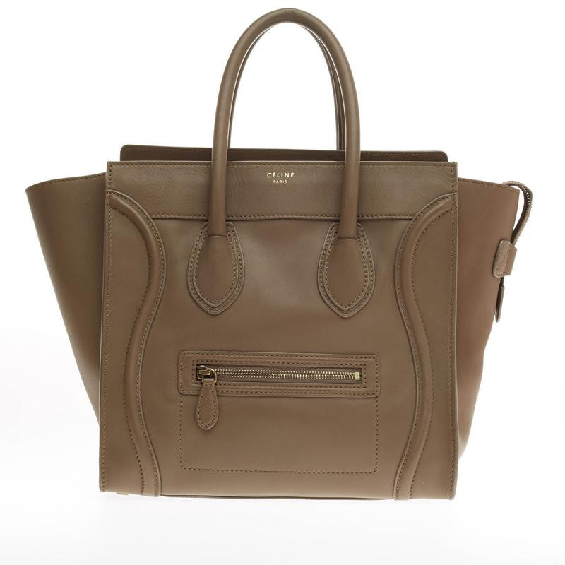 Luggage Handbag Smooth Leather Mini