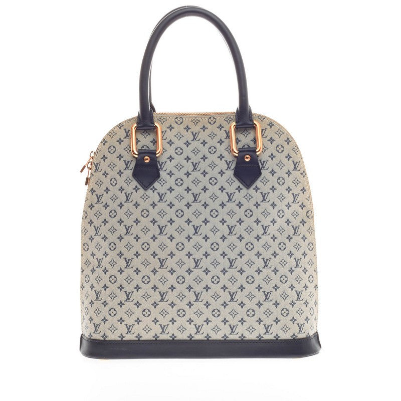 Alma Handbag Mini Lin Haut