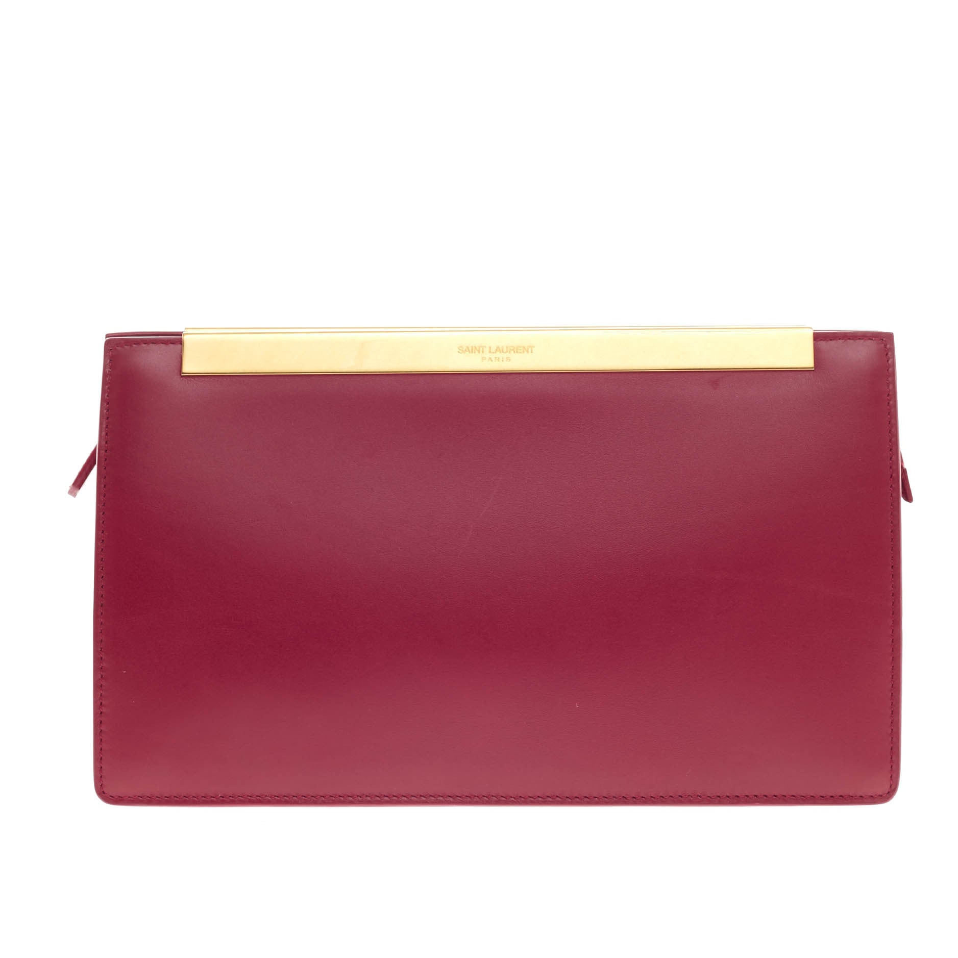 Lutetia Zipper Clutch Leather