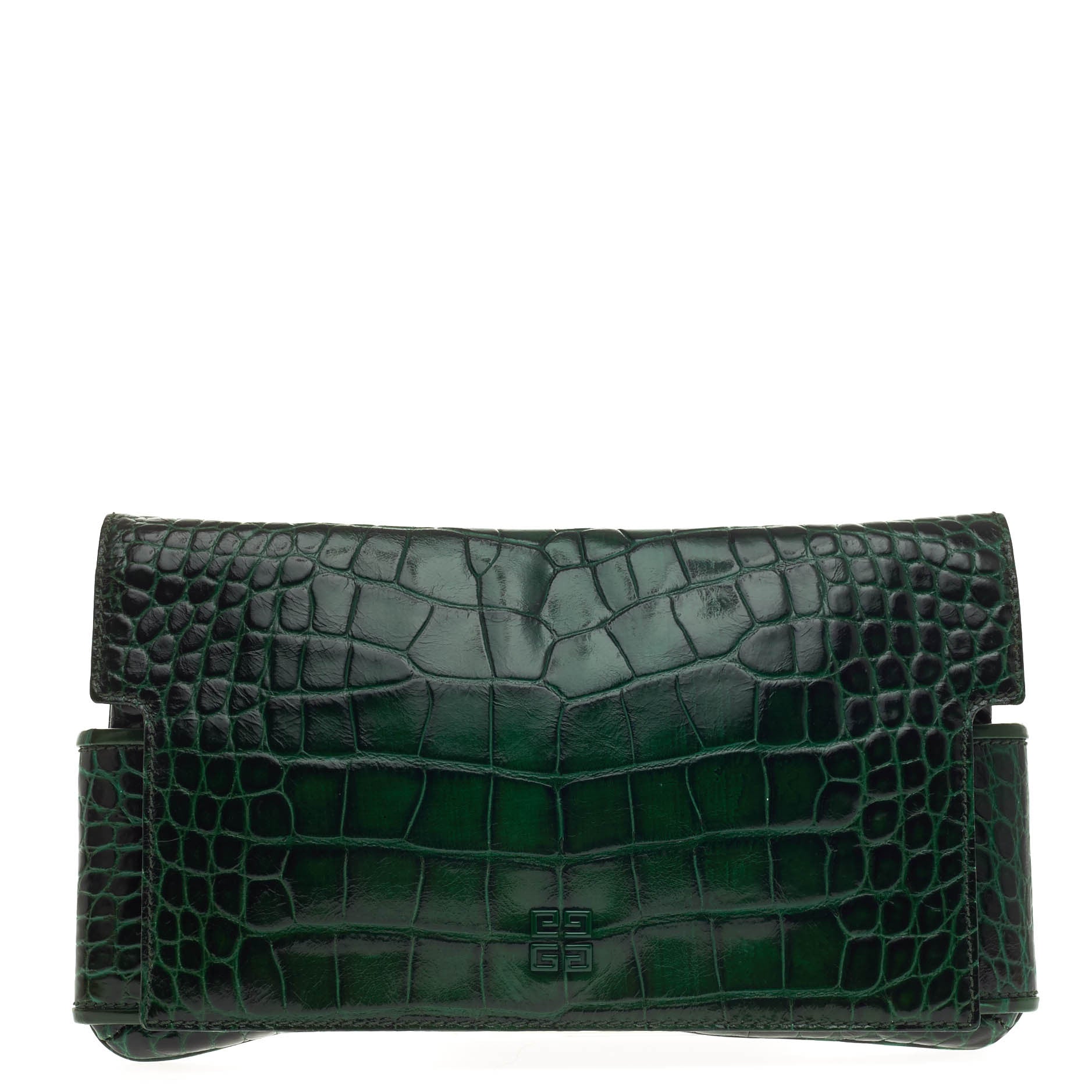 Melancholia Clutch Embossed Crocodile