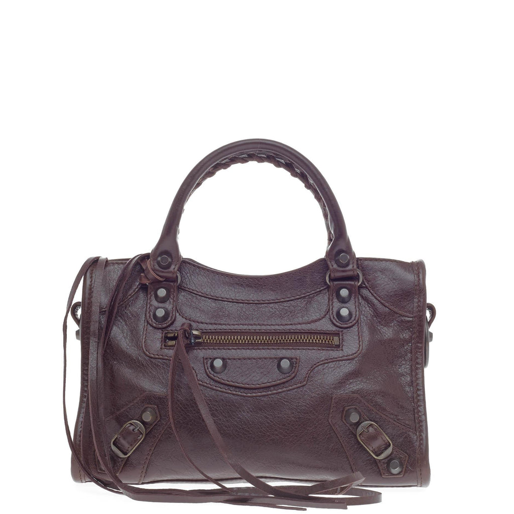 City Classic Studs Handbag Leather Mini
