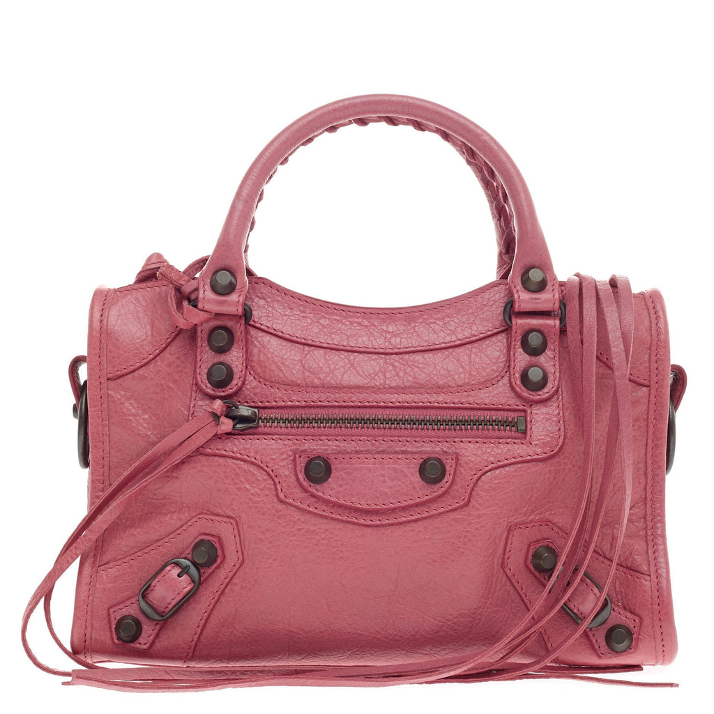 City Classic Studs Handbag Leather Mini