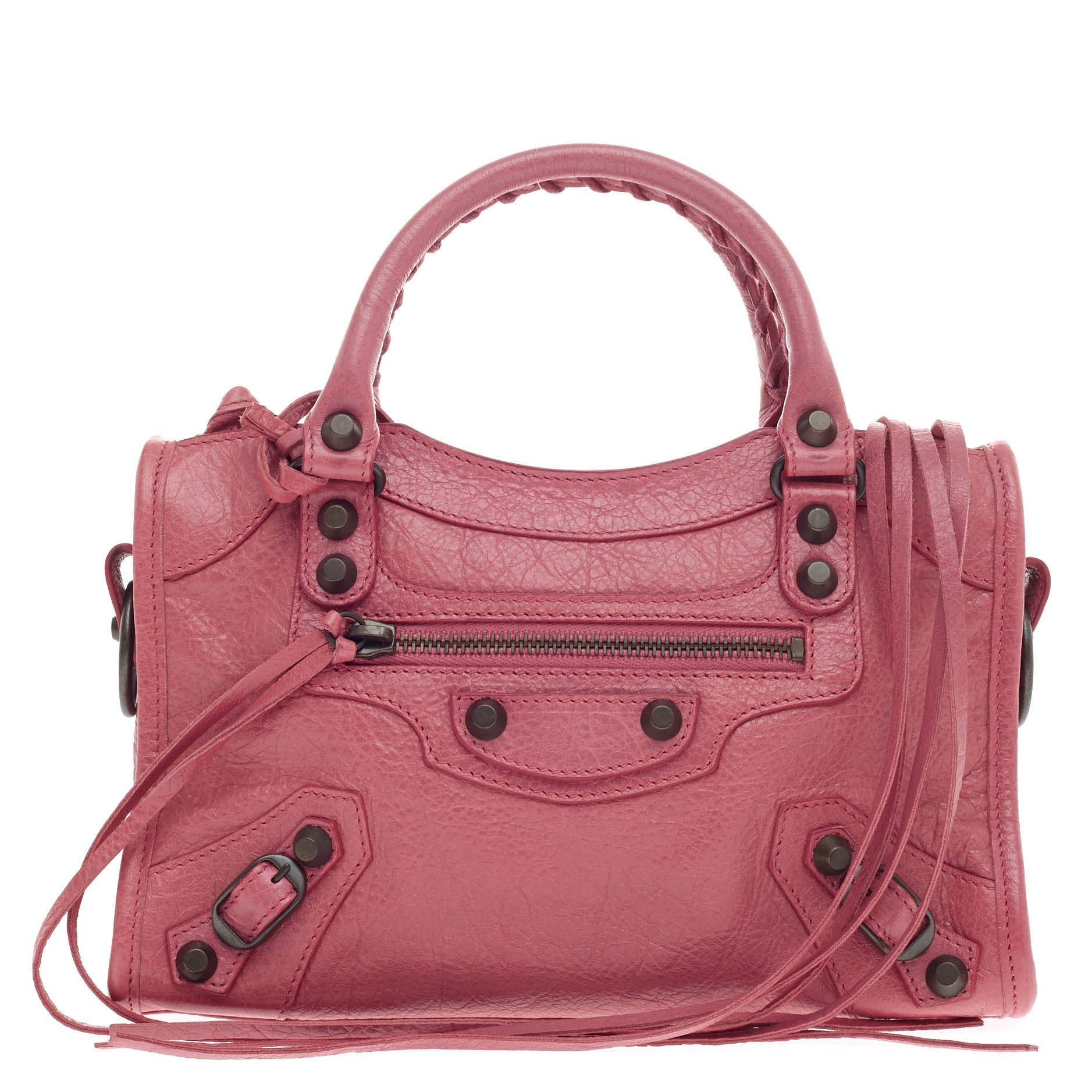City Classic Studs Handbag Leather Mini