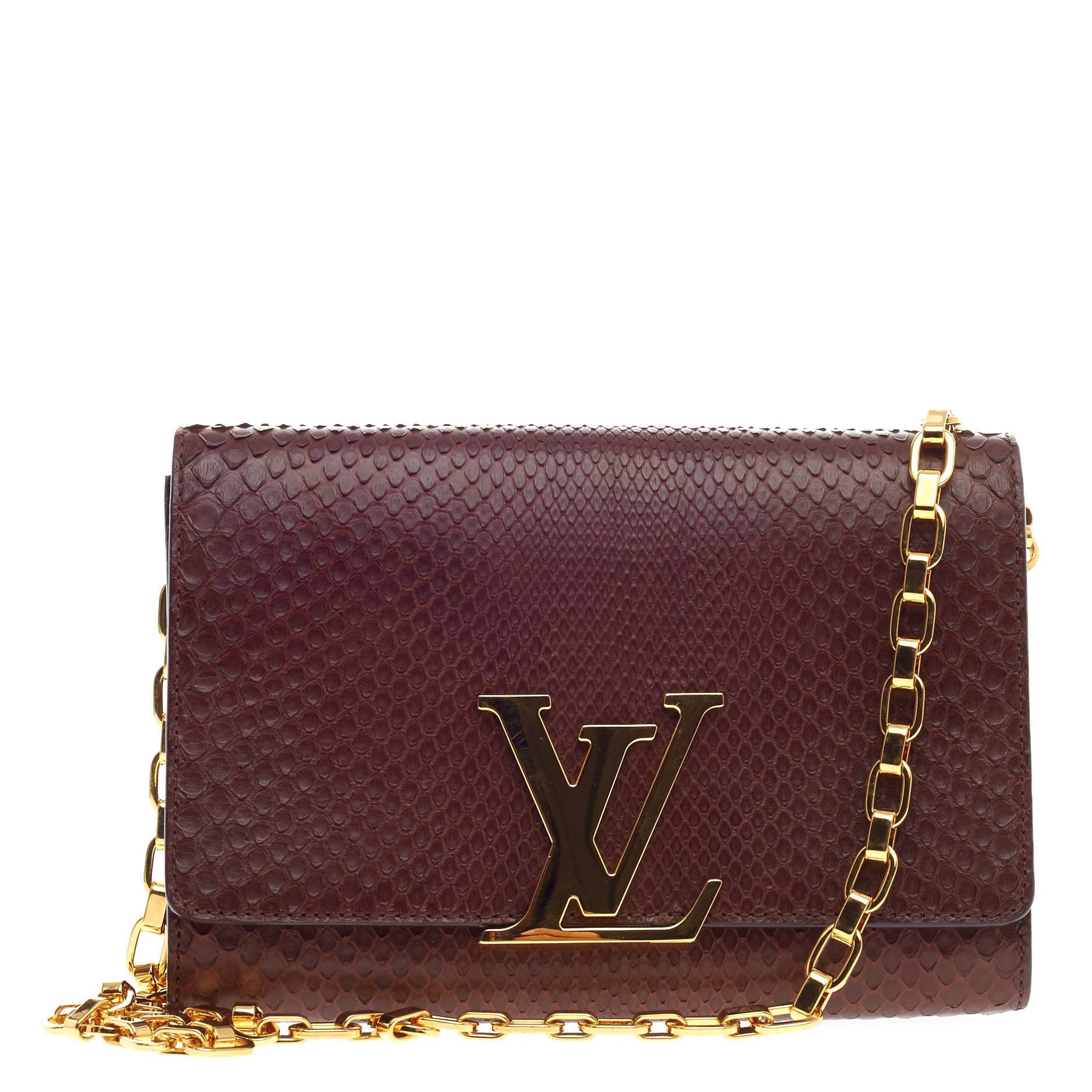 Chain Louise Clutch Python GM
