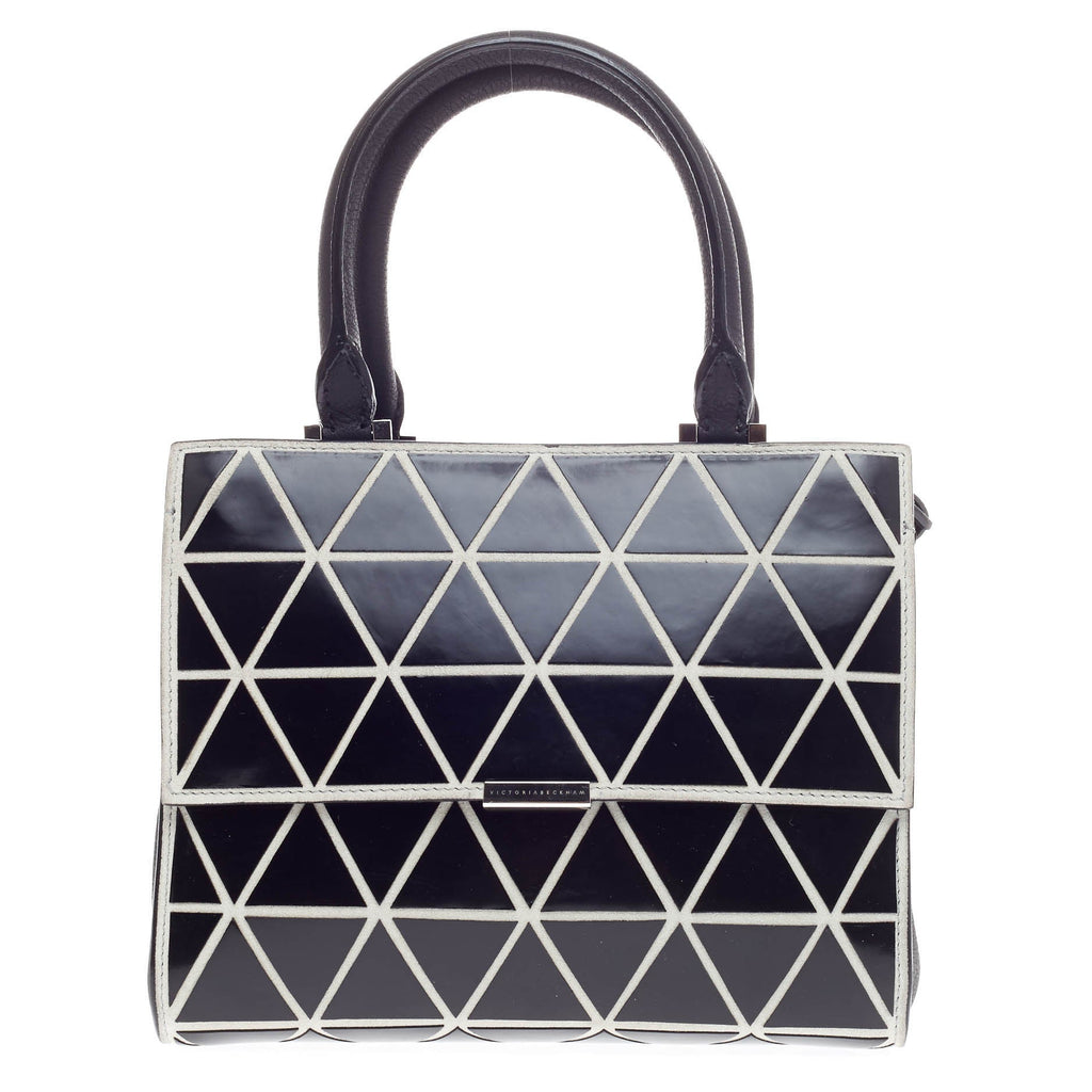 Triangle Tote Leather Mini
