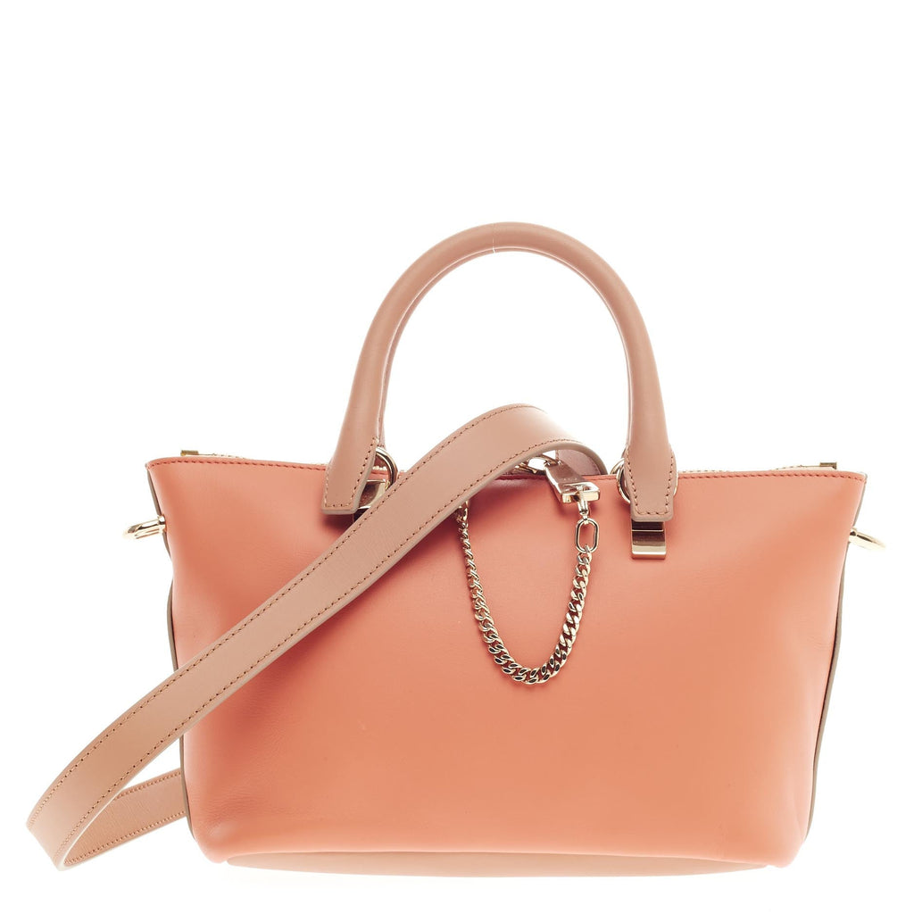Baylee Satchel Bicolor Leather Mini