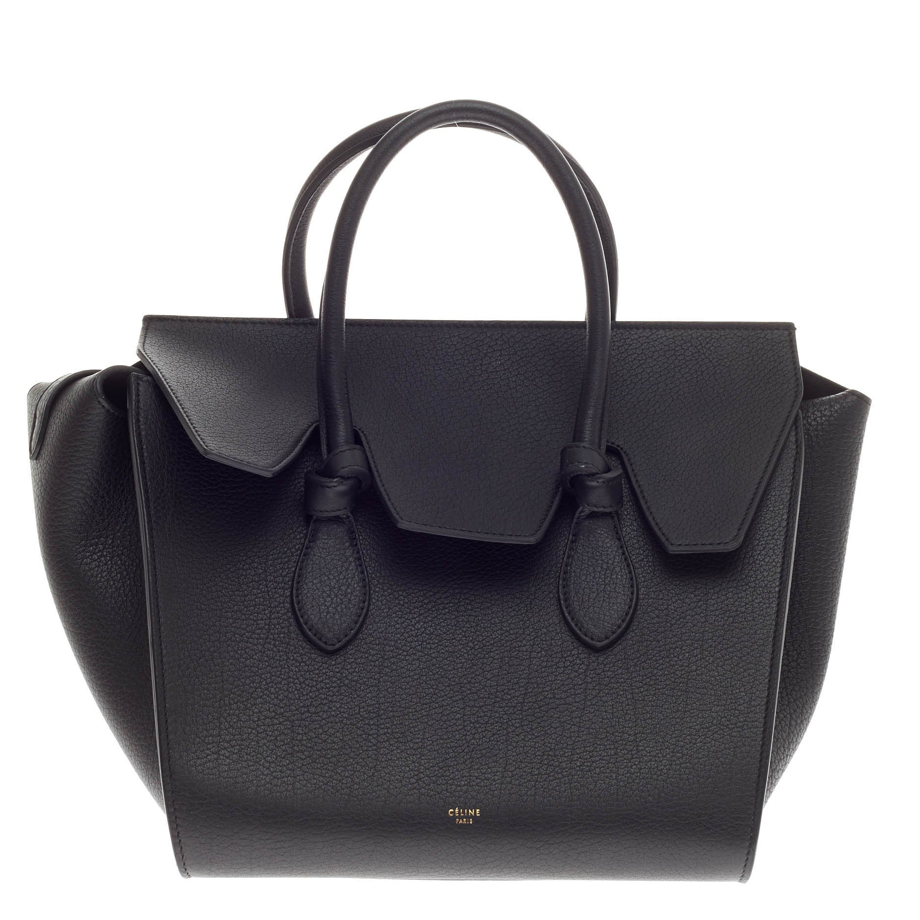 Tie Knot Tote Grainy Leather Mini