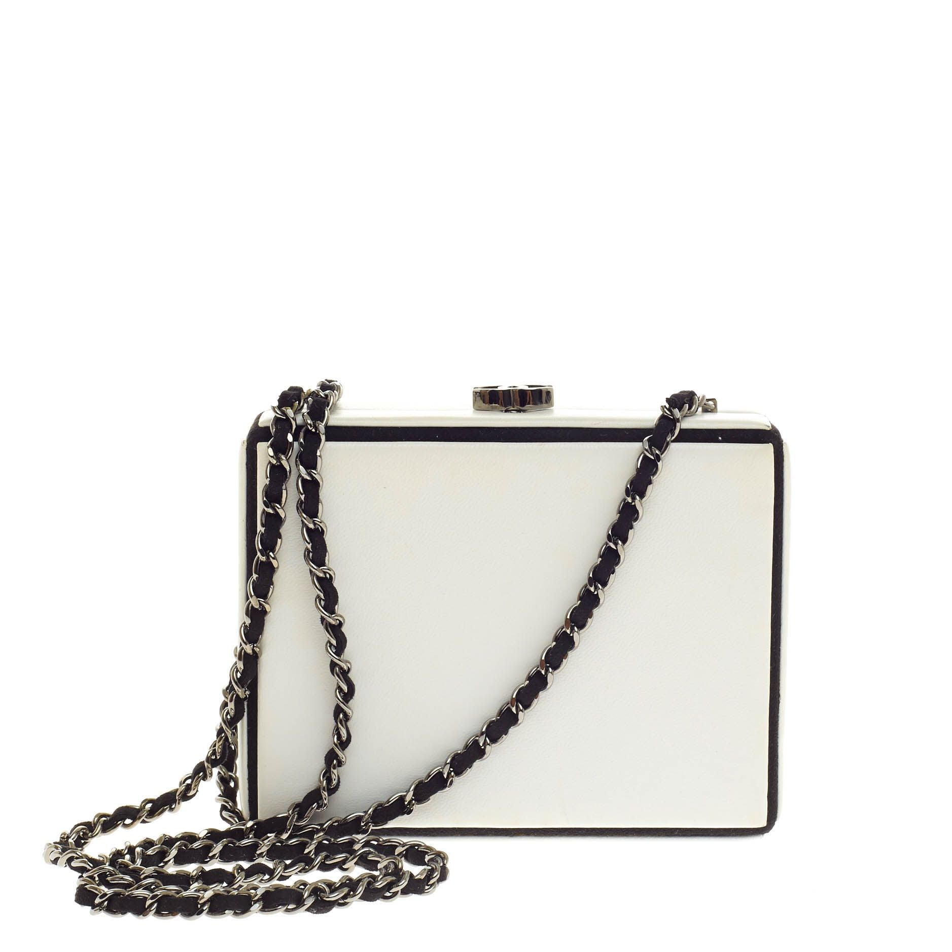 CC Box Clutch Lambskin Small
