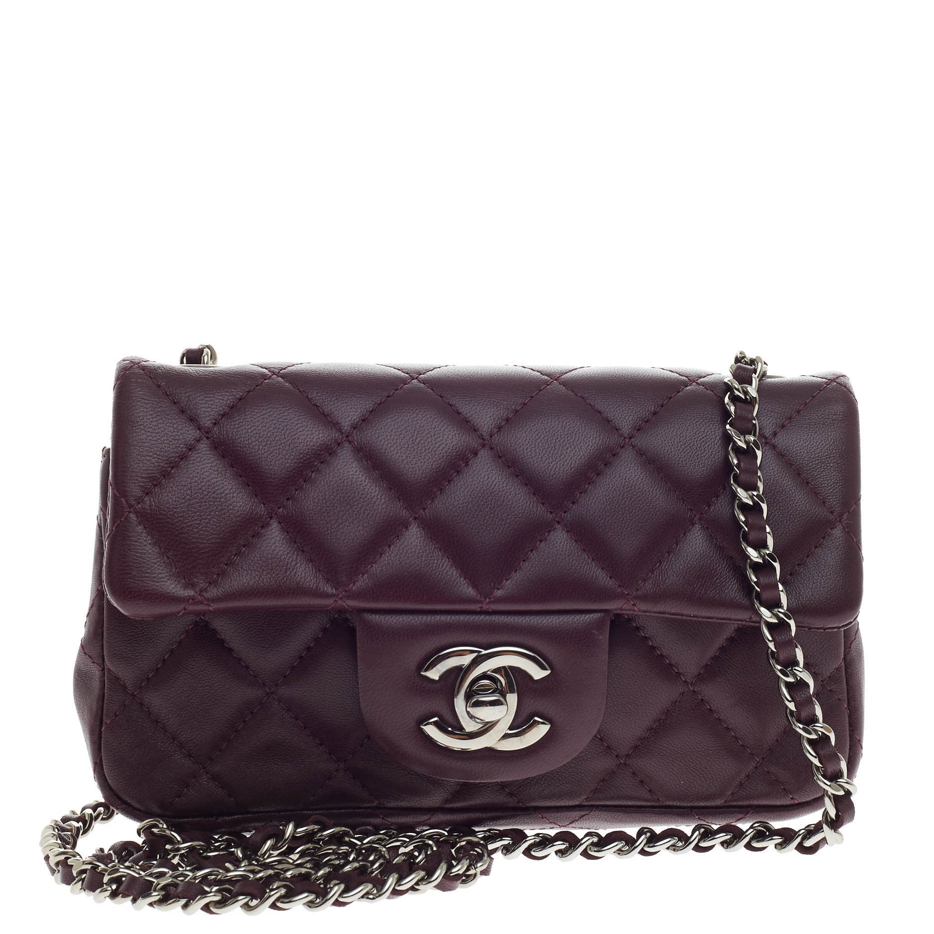 Classic Single Flap Bag Quilted Lambskin Extra Mini