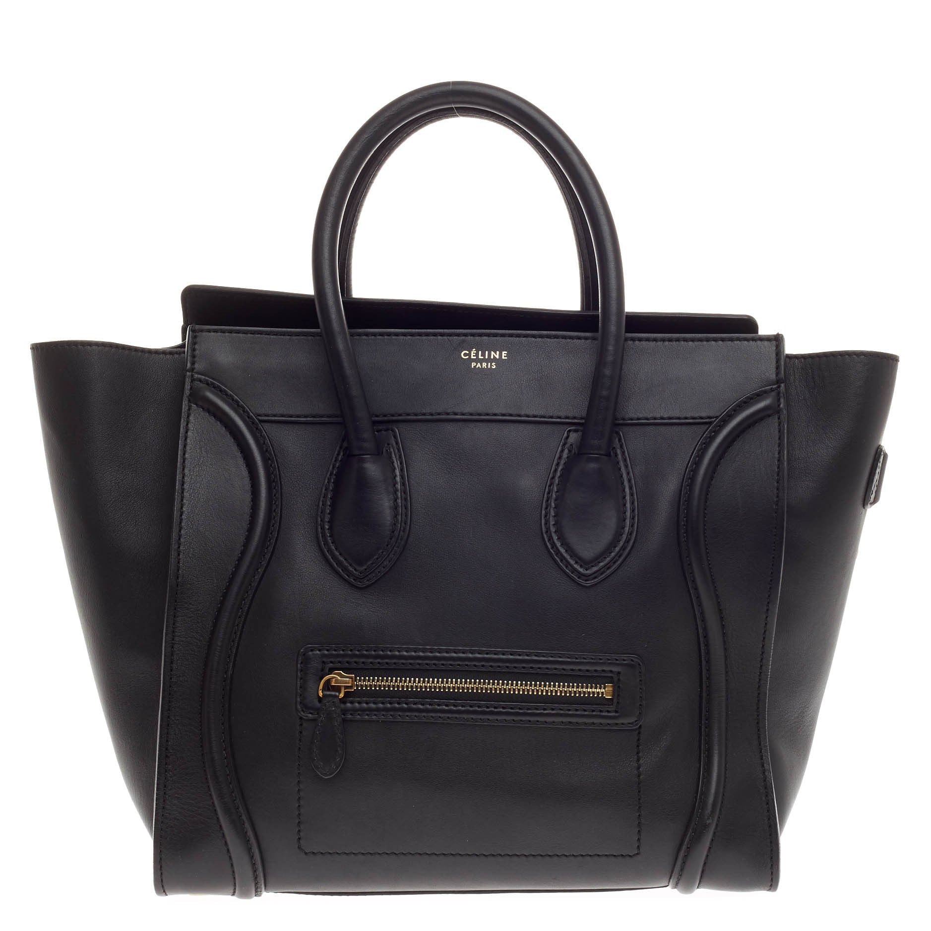 Luggage Handbag Smooth Leather Mini