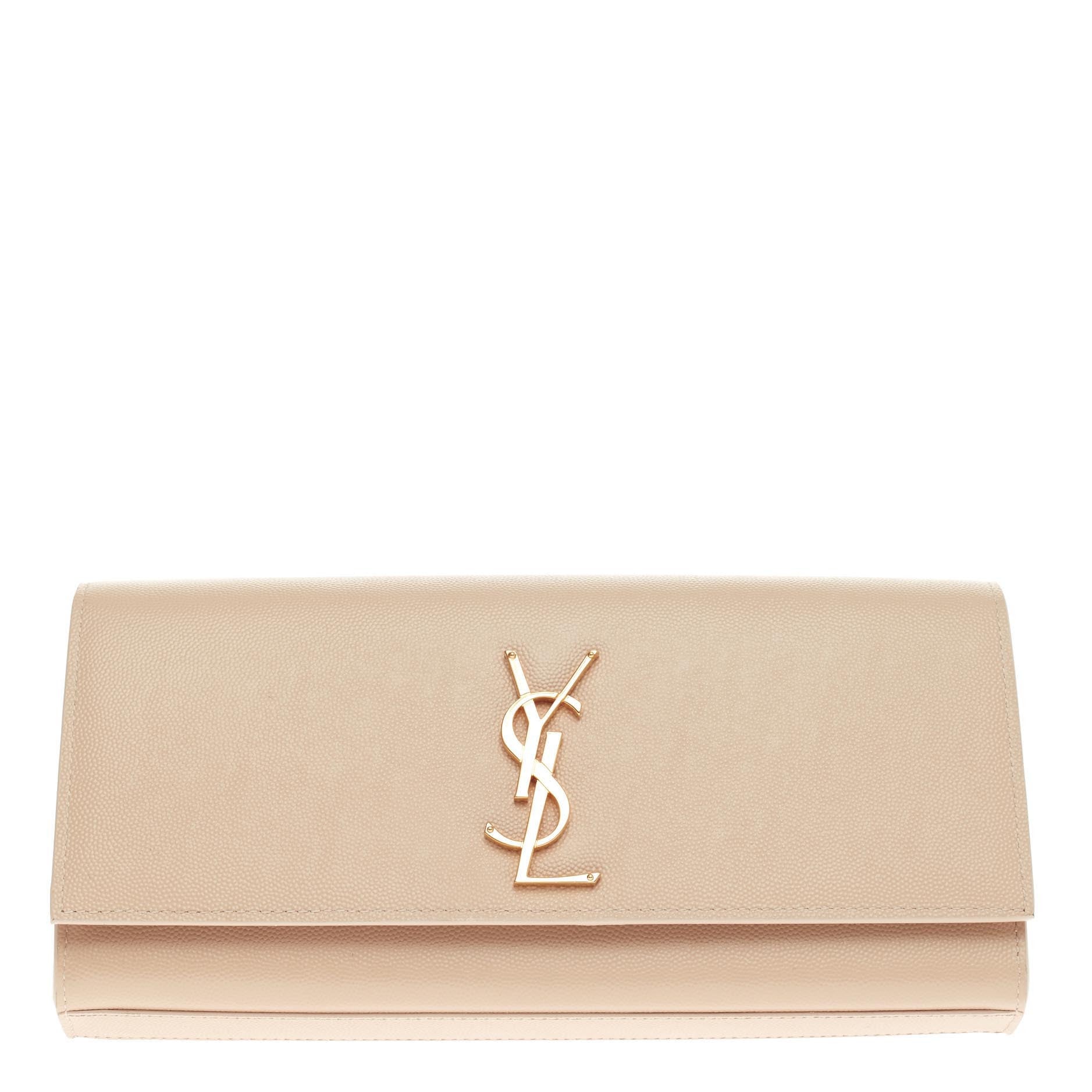 Classic Monogram Clutch Leather