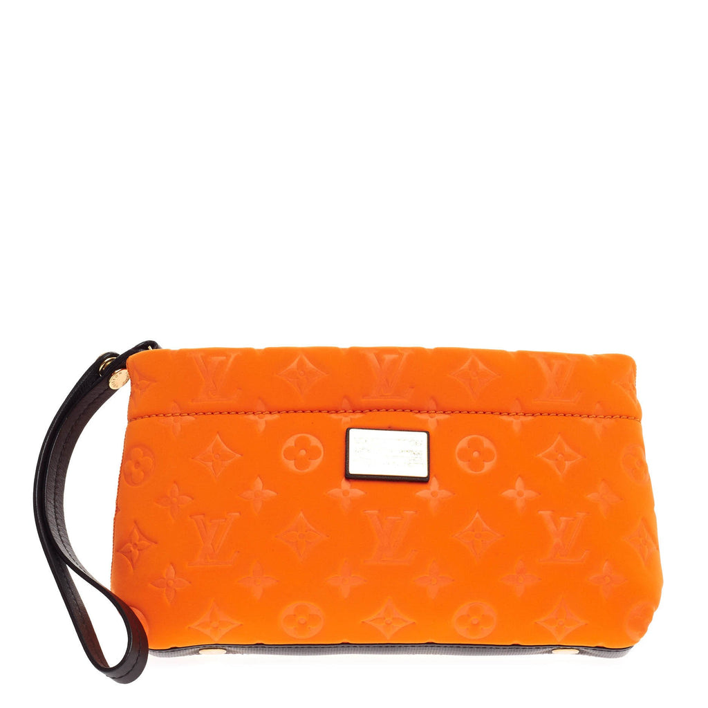 Scuba Clutch Monogram Embossed Neoprene