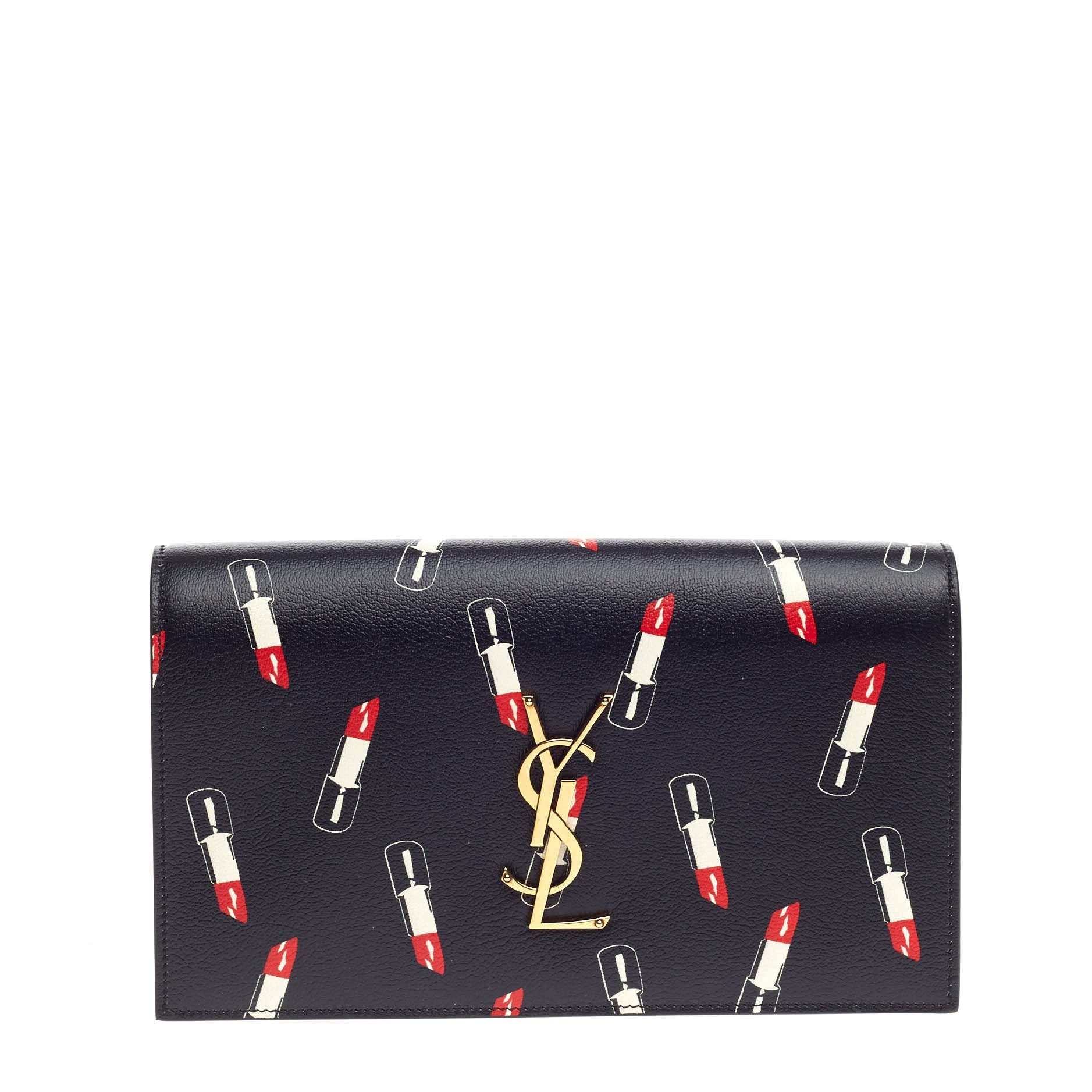 Classic Monogram Clutch Printed Leather
