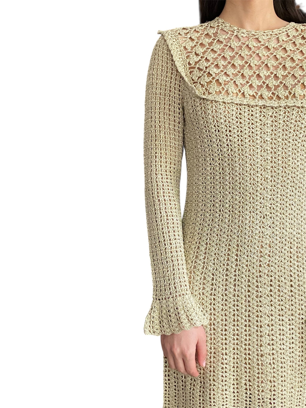 Doen Videya Crochet Knit Dress - M