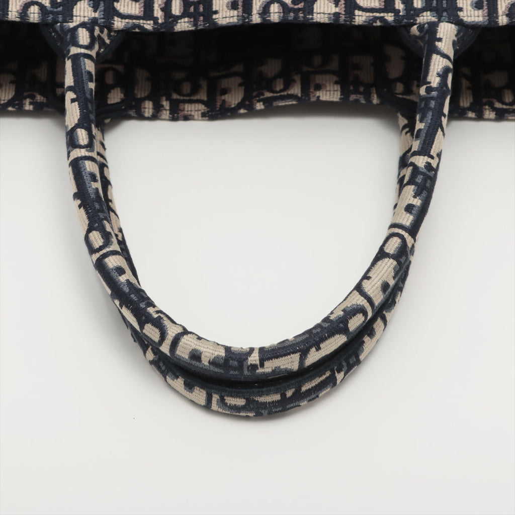 Christian Dior Large Navy Oblique Book Tote Bag