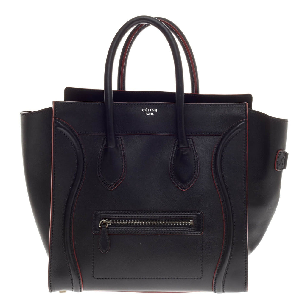 Luggage Handbag Smooth Leather Mini