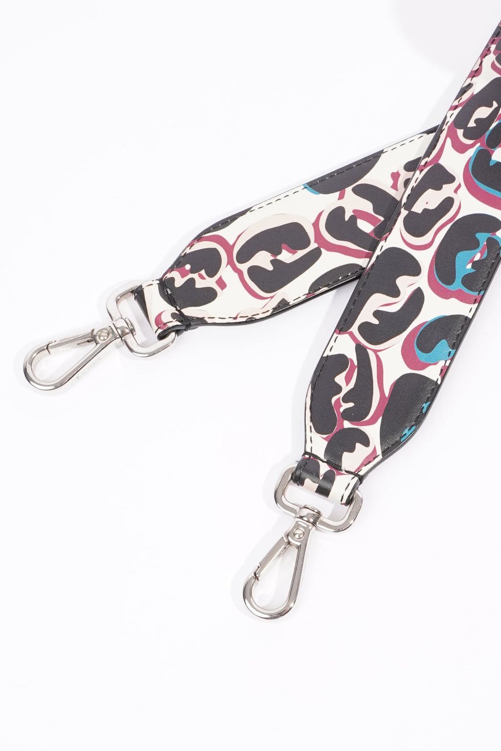 Fendi Strap You Multi FF Print / Black Leather