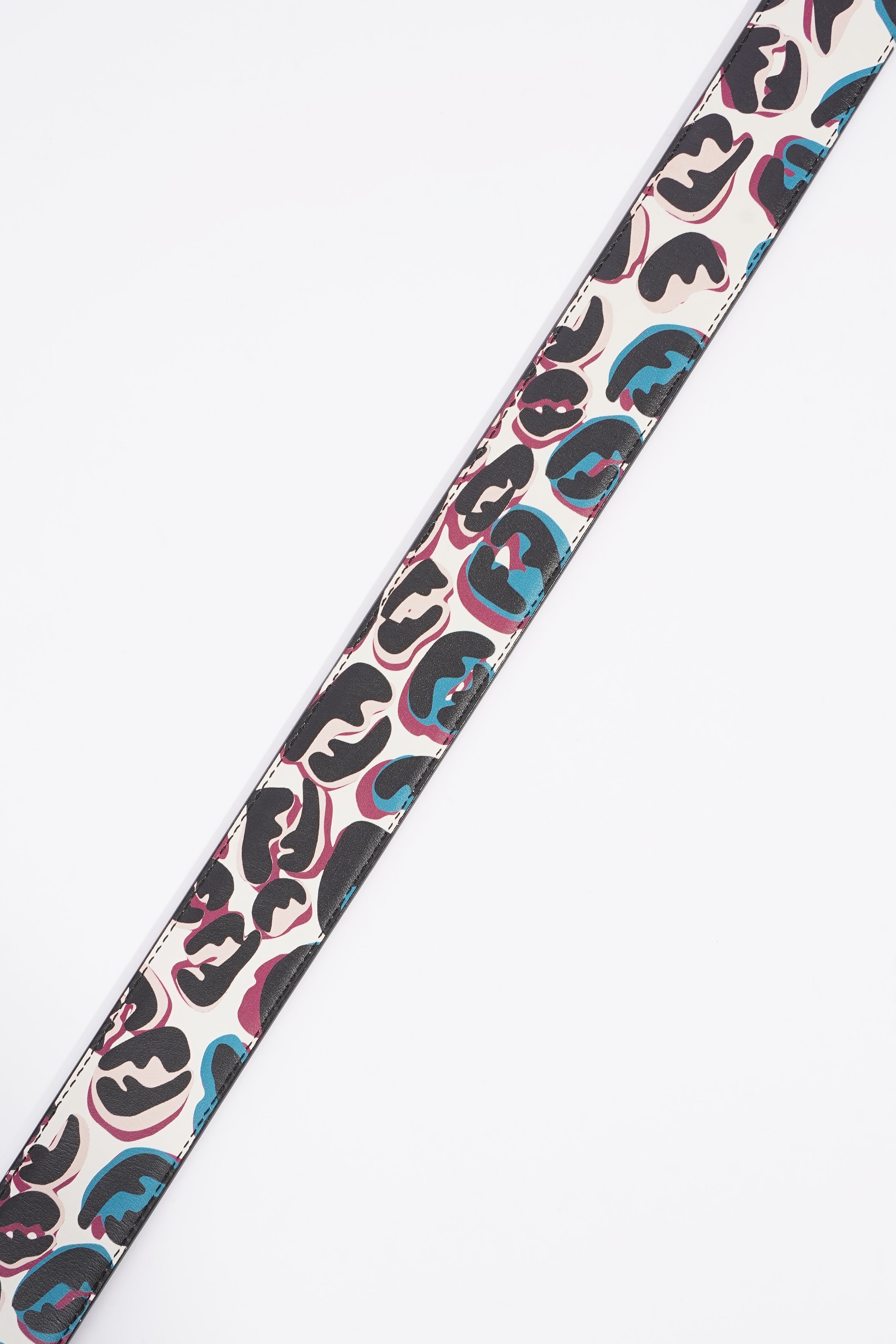 Fendi Strap You Multi FF Print / Black Leather