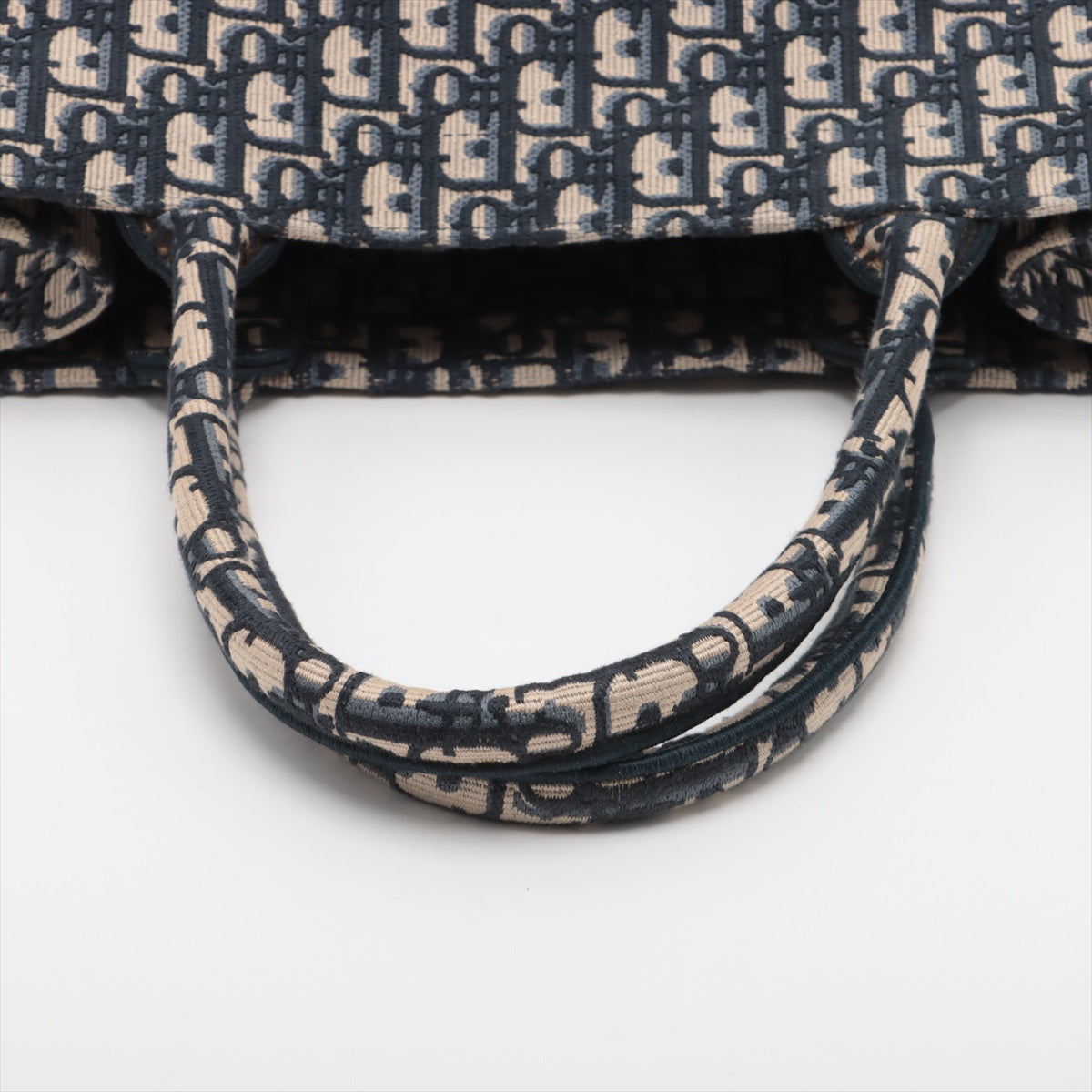 HOLD- BO Christian Dior Medium Oblique Navy Book Tote
