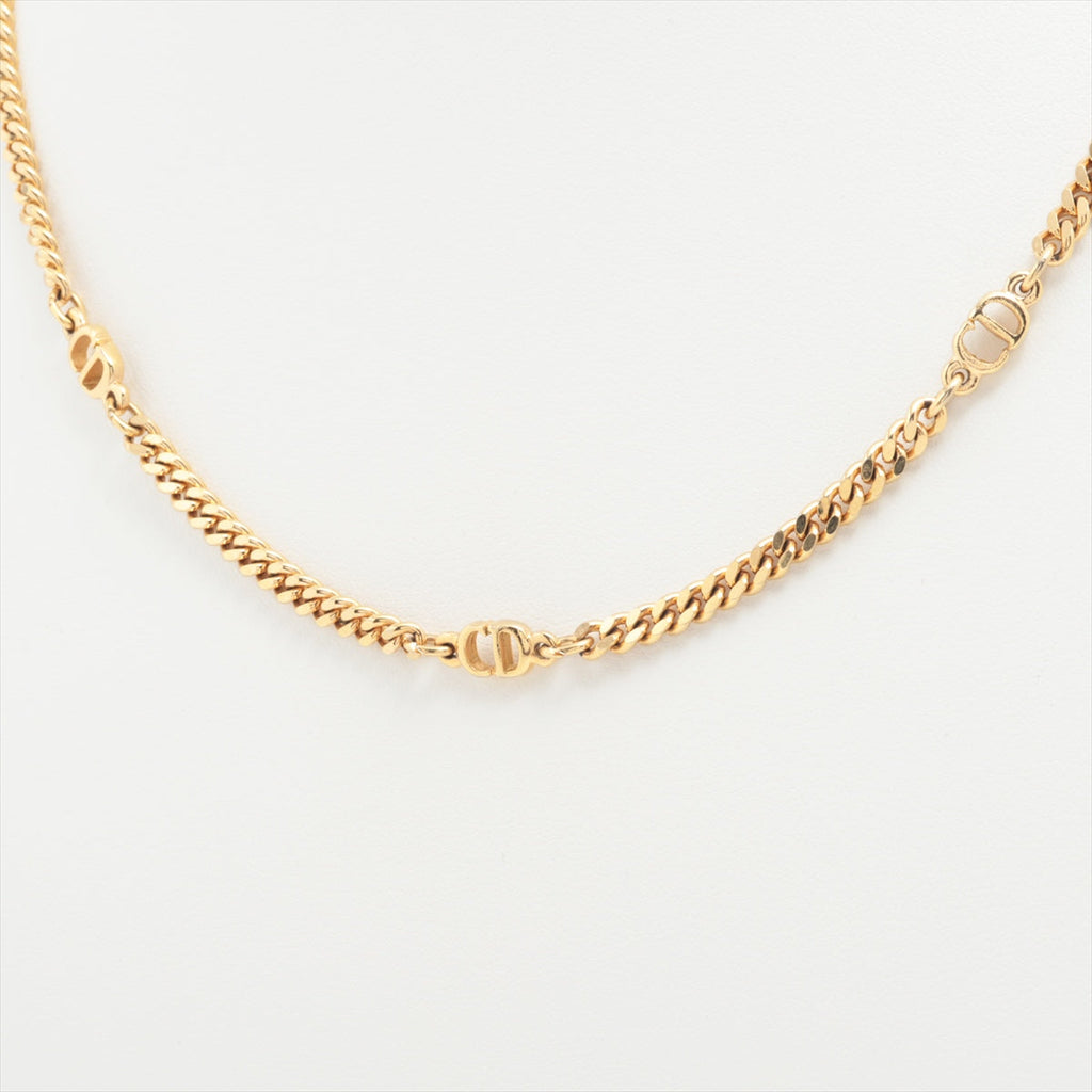Christian Dior CD Gold Necklace Costume Jewellery