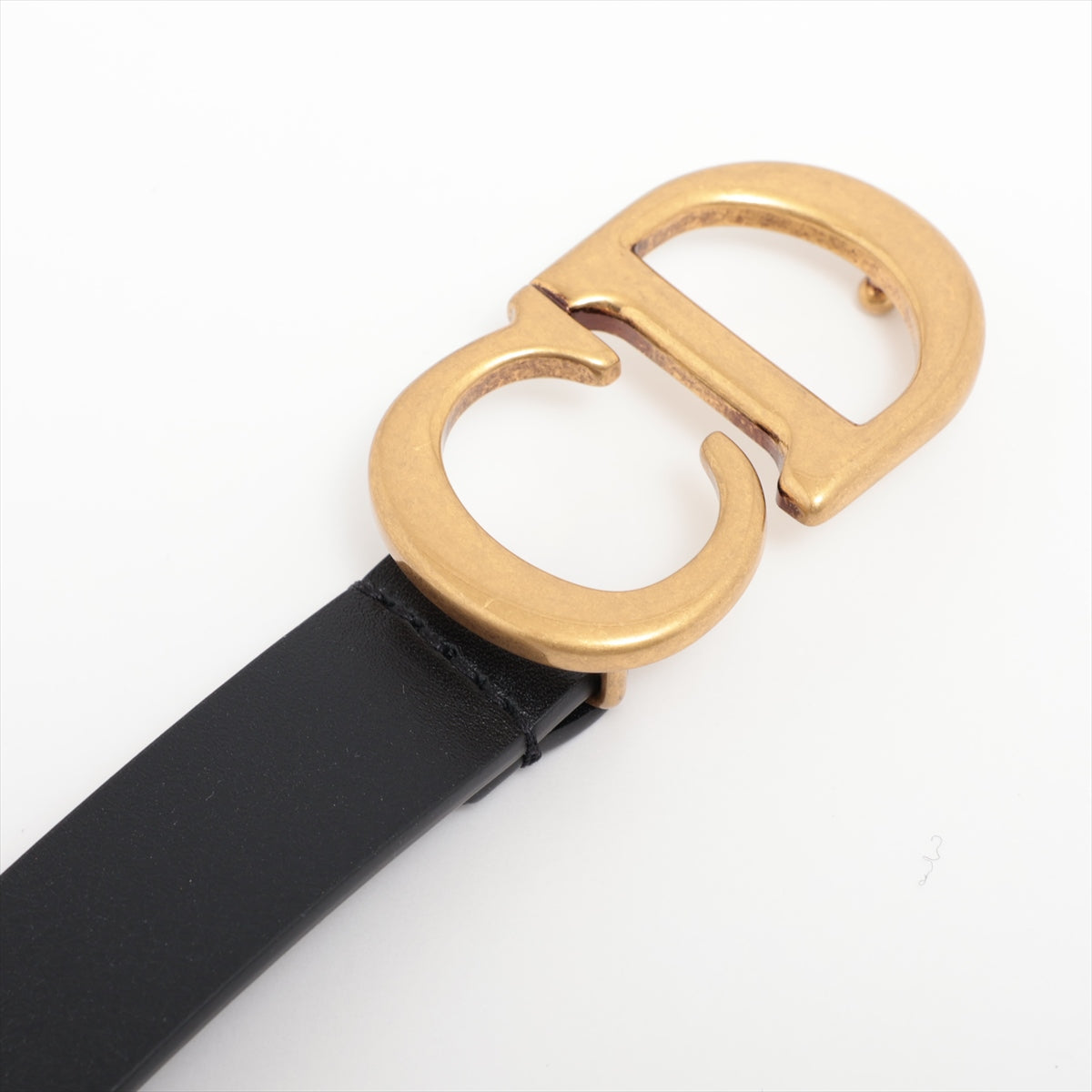 Christian Dior CD Logo Belt 70cm Black