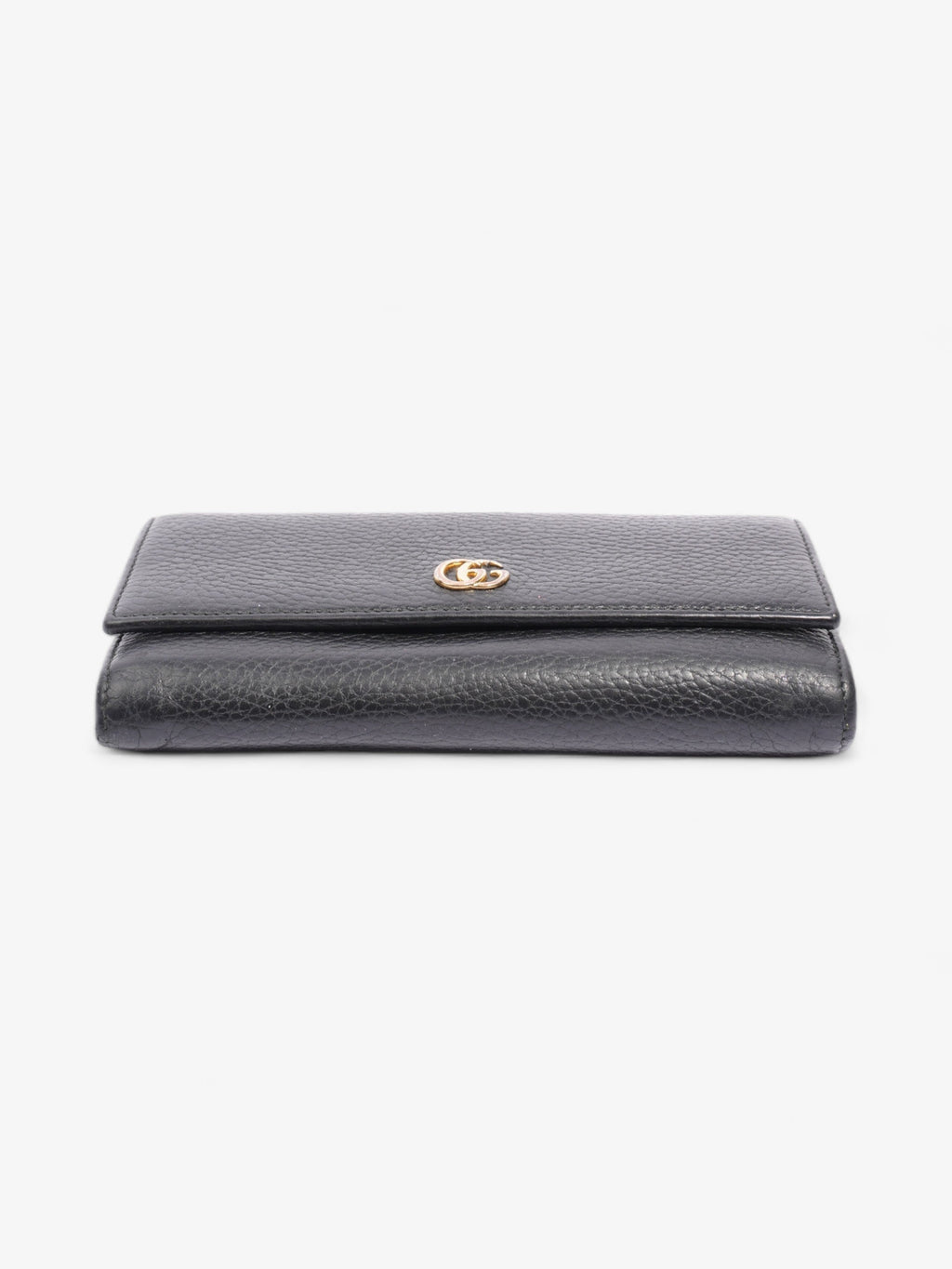 Gucci GG Marmont Continental Wallet Black Calfskin Leather