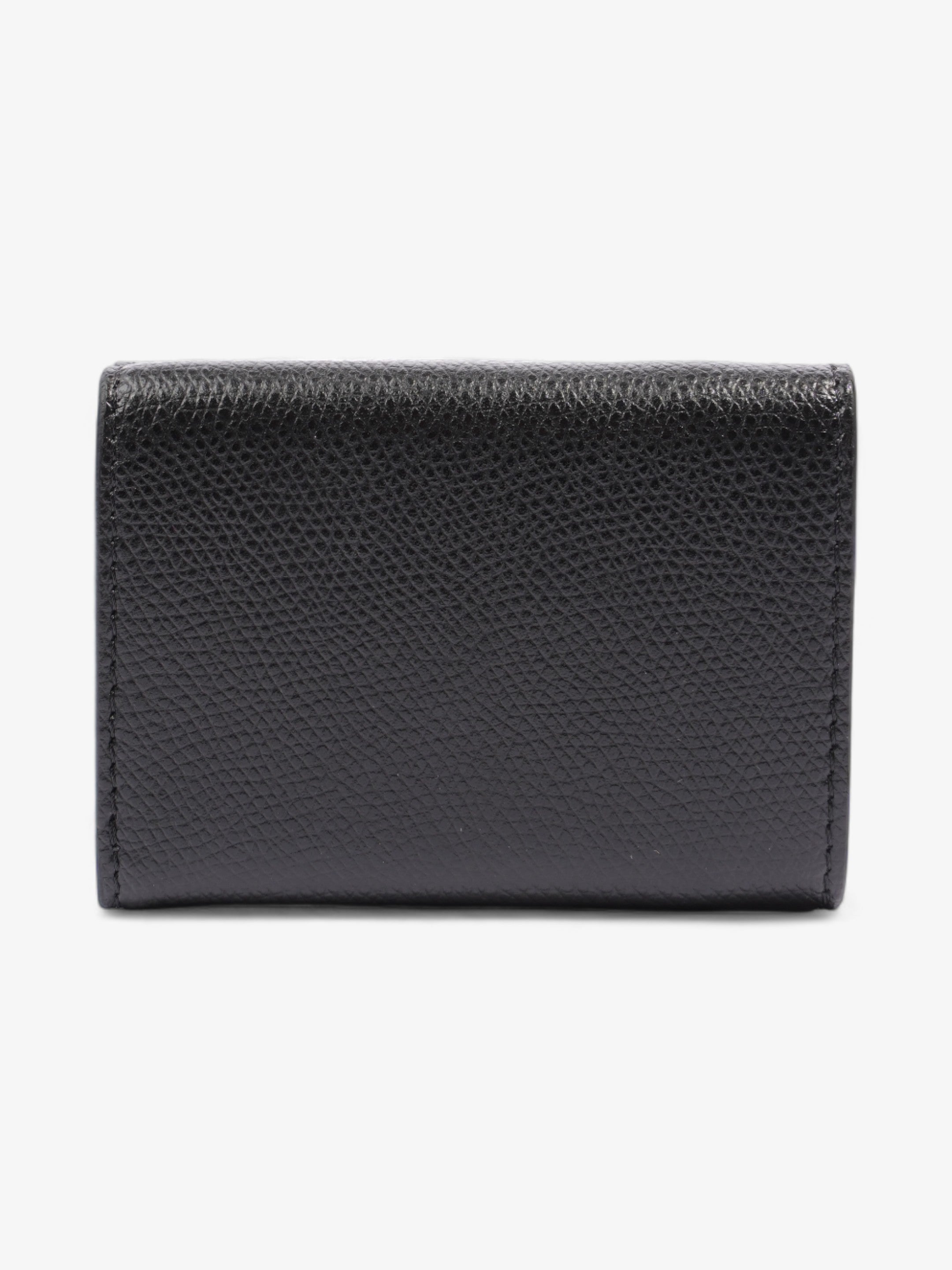 F is Fendi Envelope Wallet Black Leather
