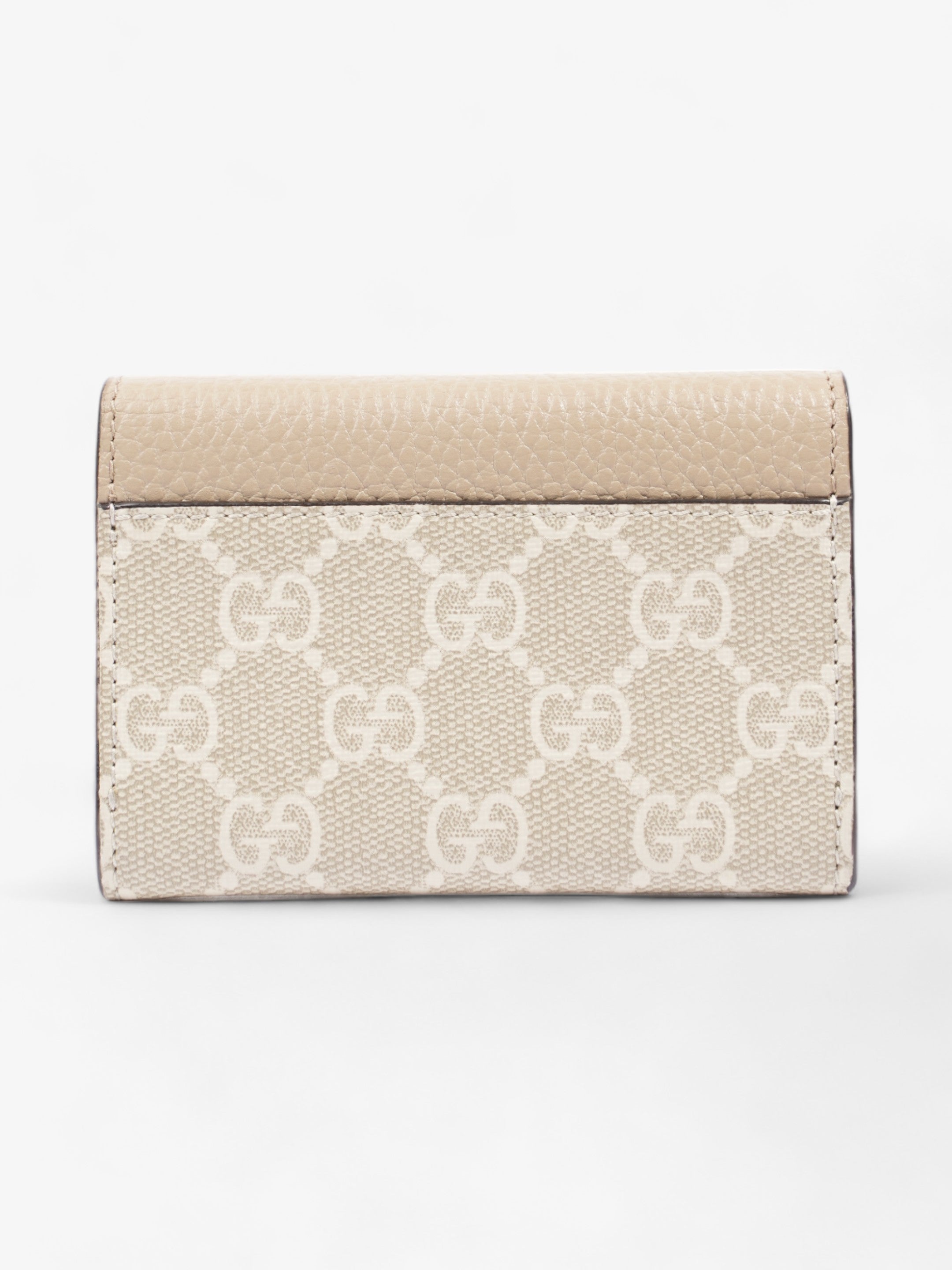 Gucci GG Marmont Wallet Beige Leather