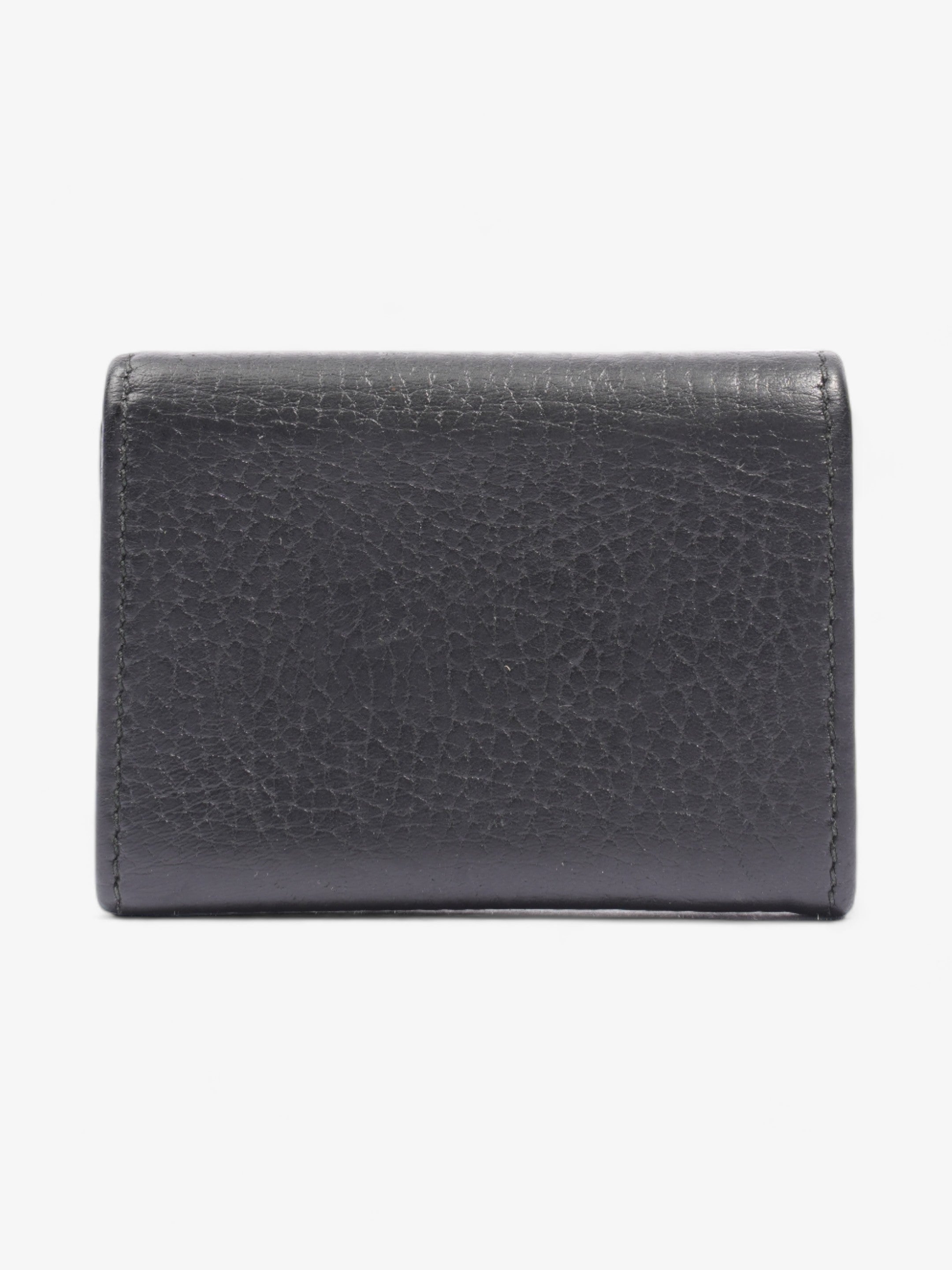 Gucci GG Marmont Trifold Wallet Black Leather