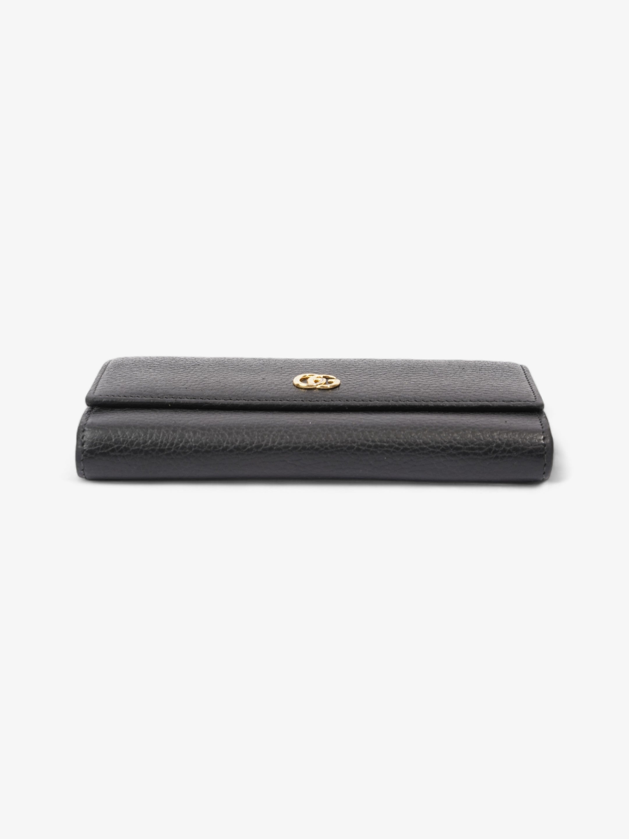 Gucci Marmont Long Wallet Black Leather