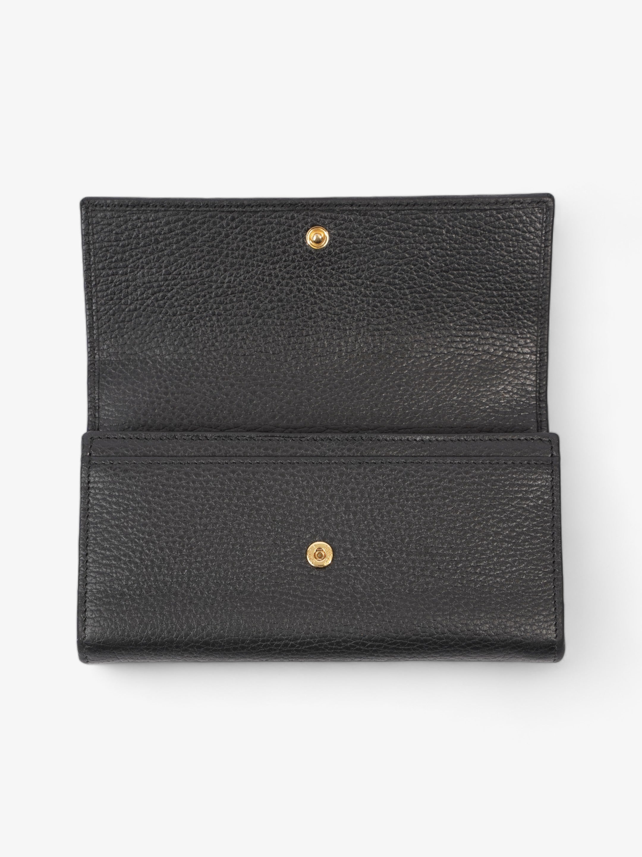 Gucci Marmont Long Wallet Black Leather