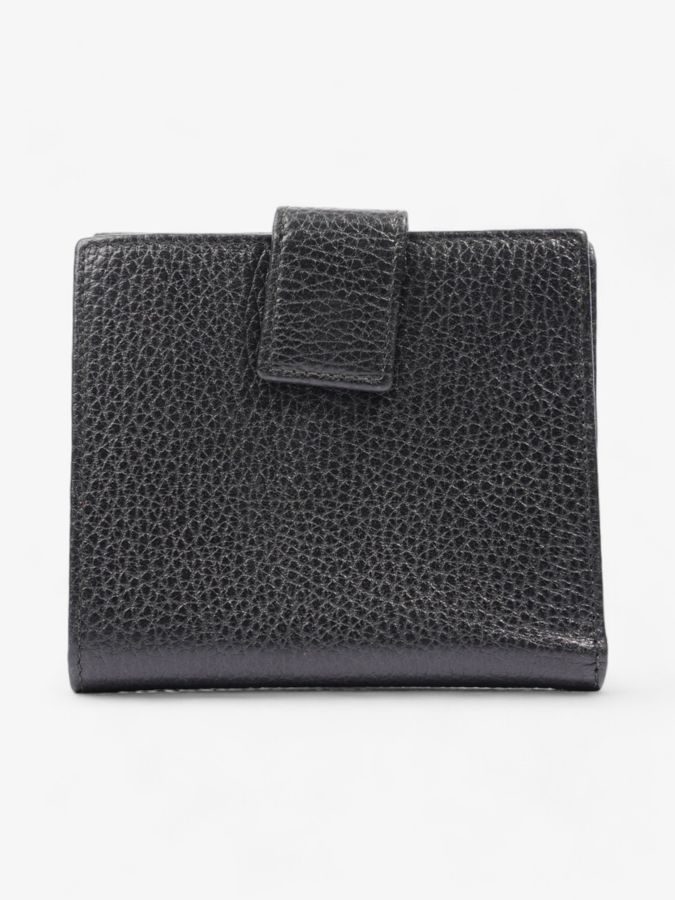 Gucci GG Marmont Compact Wallet Black Leather
