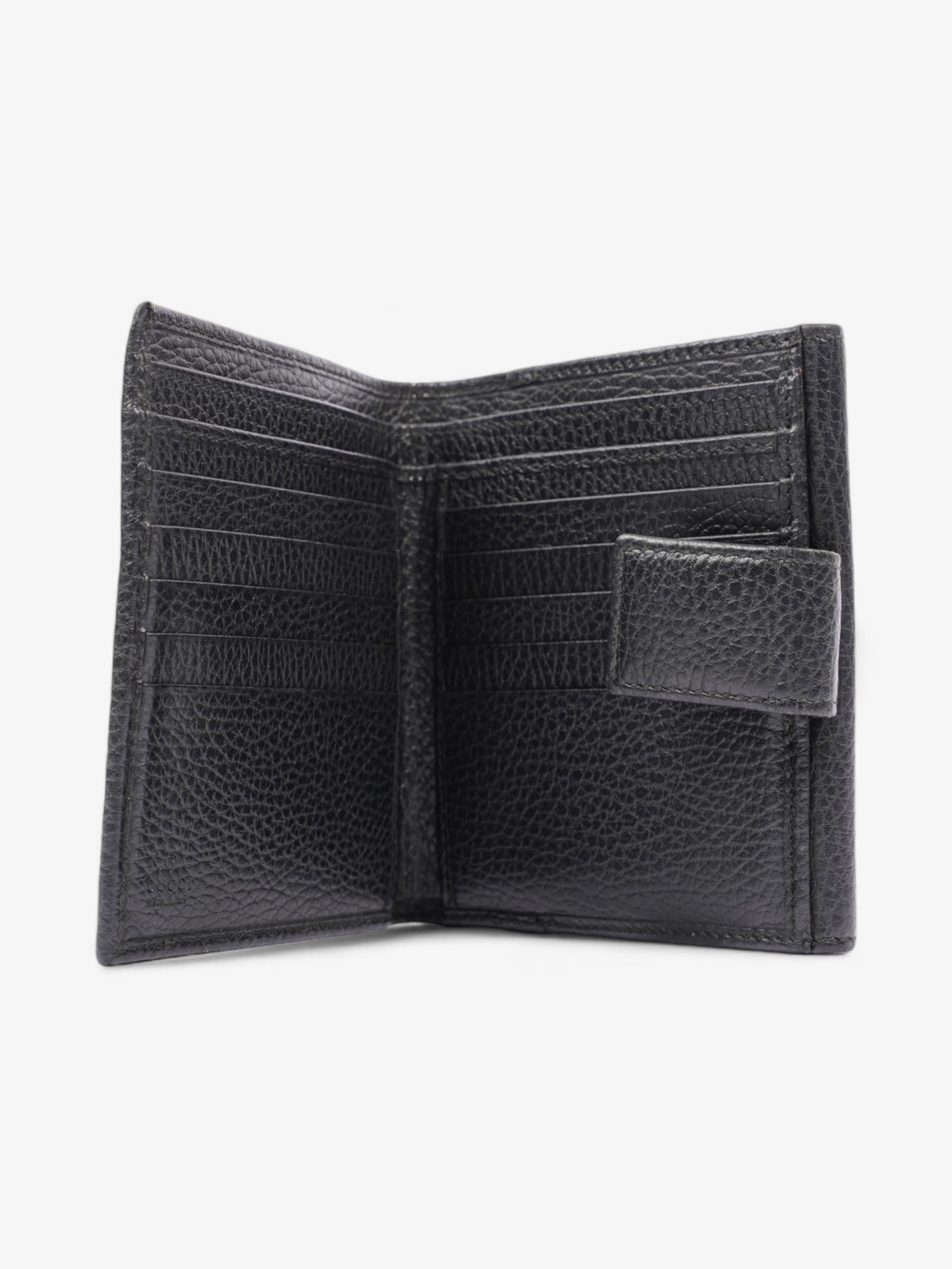 Gucci GG Marmont Compact Wallet Black Leather