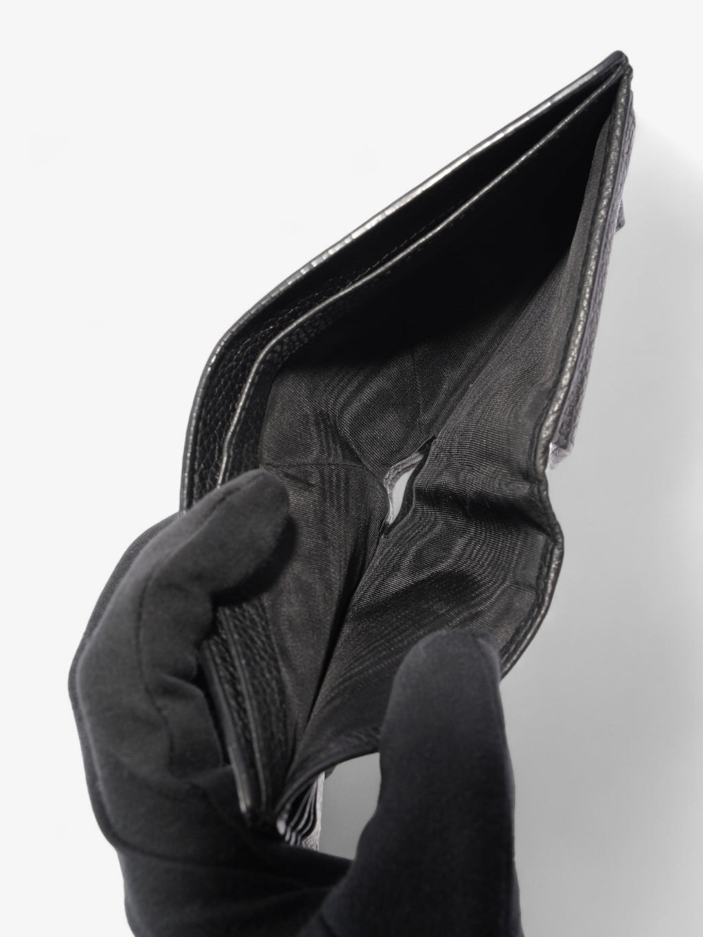 Gucci Billfold Wallet Black Leather