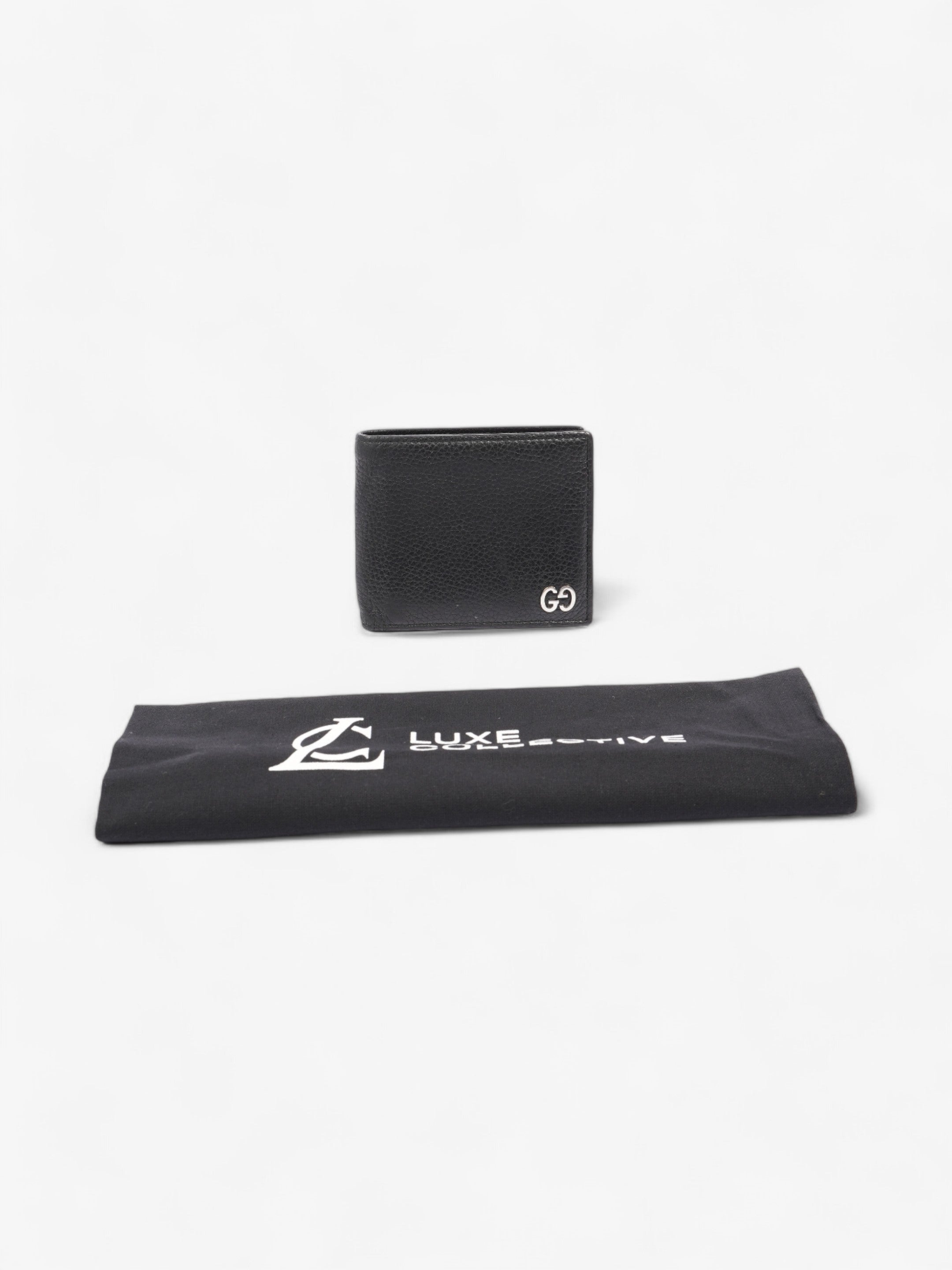 Gucci Billfold Wallet Black Leather