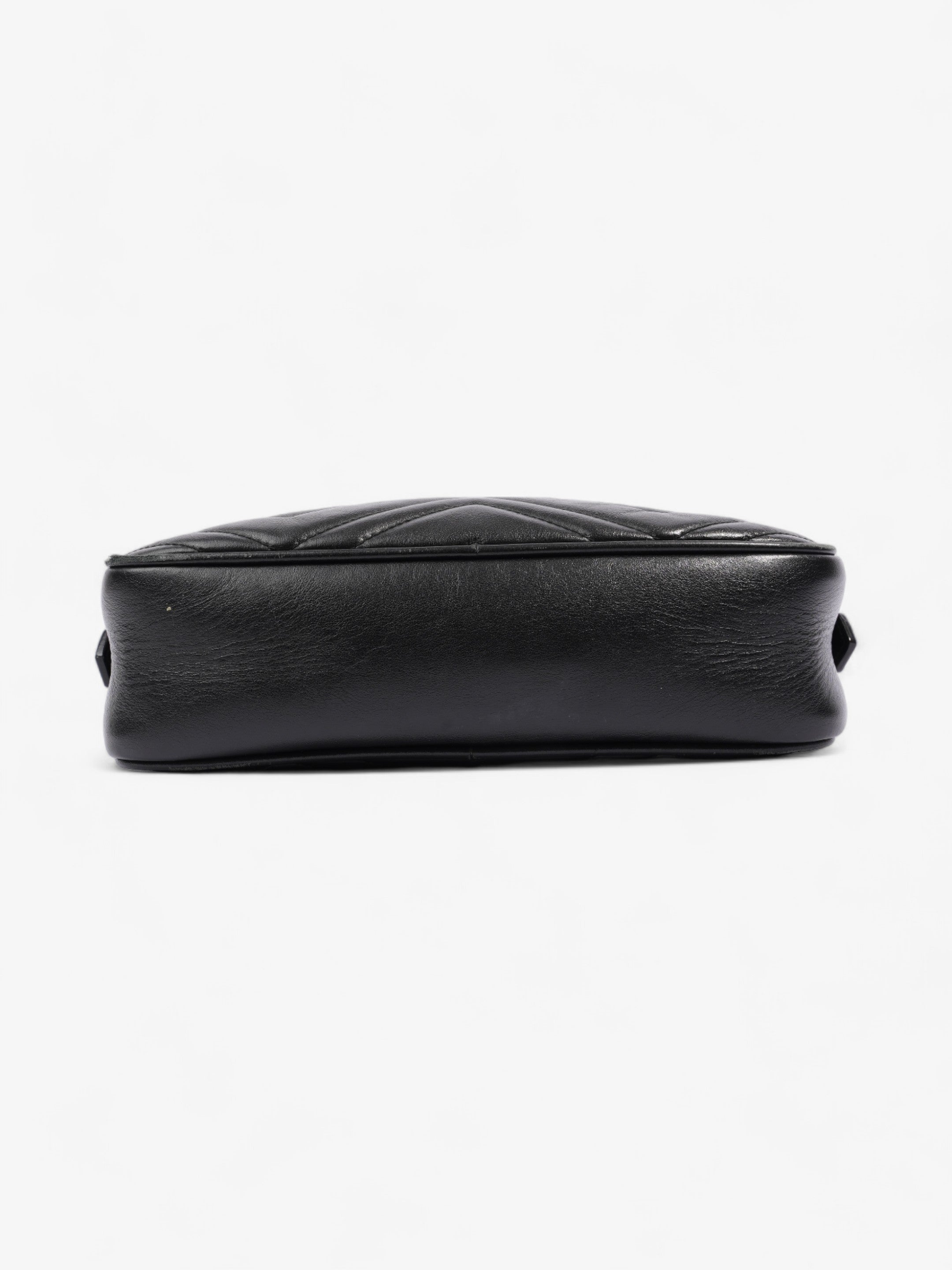 Gucci GG Marmont Black Matelasse Leather Small