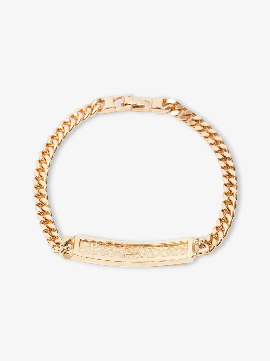 Christian Dior CD Logo Bracelet Gold Base Metal