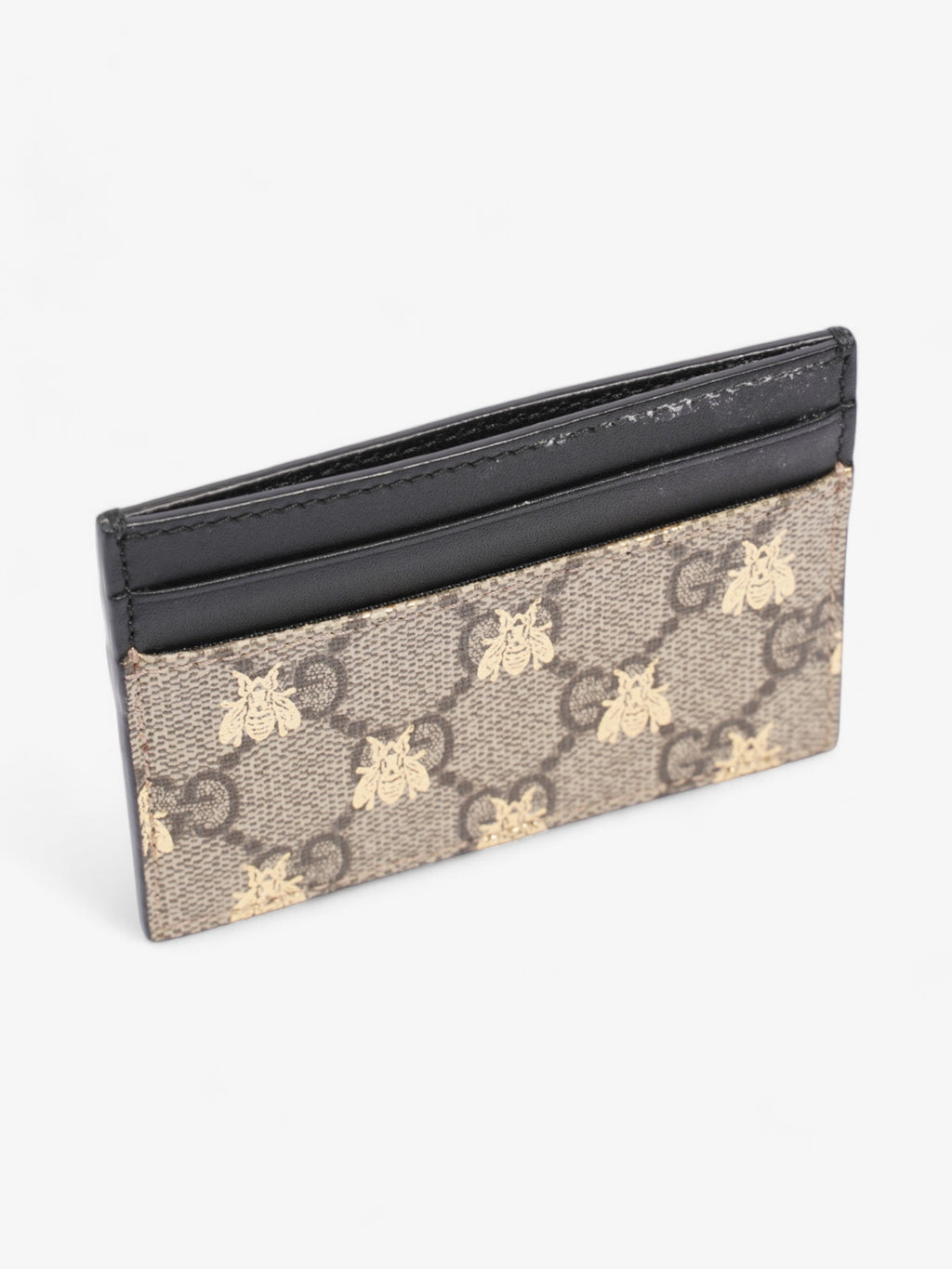 Gucci Bee  Holder GG Supreme / Black / Gold Coated Canvas
