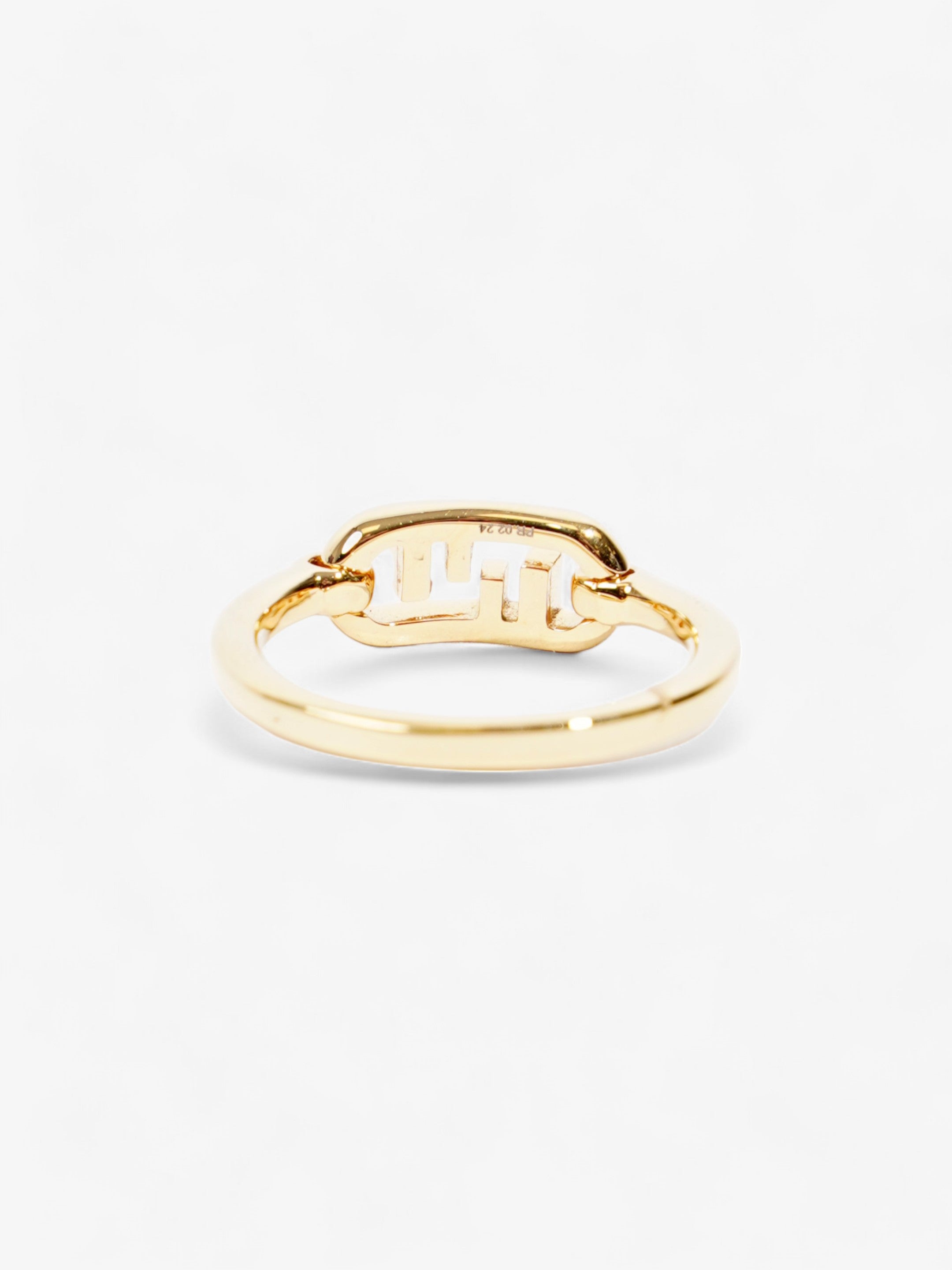 Fendi O'Lock FF Ring Gold Base Metal Medium (54mm)